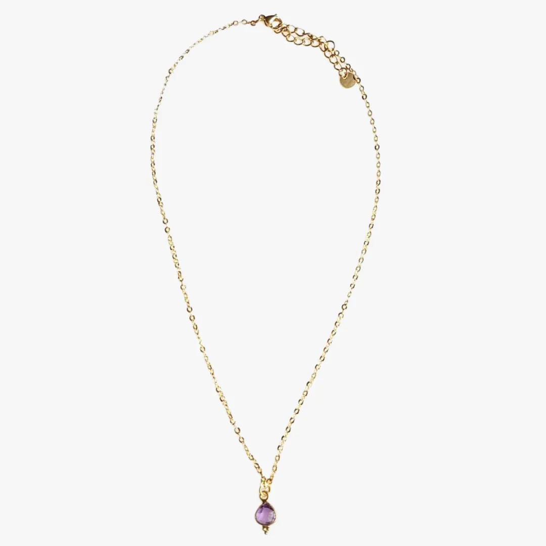 Collier améthyste Violet ANITA