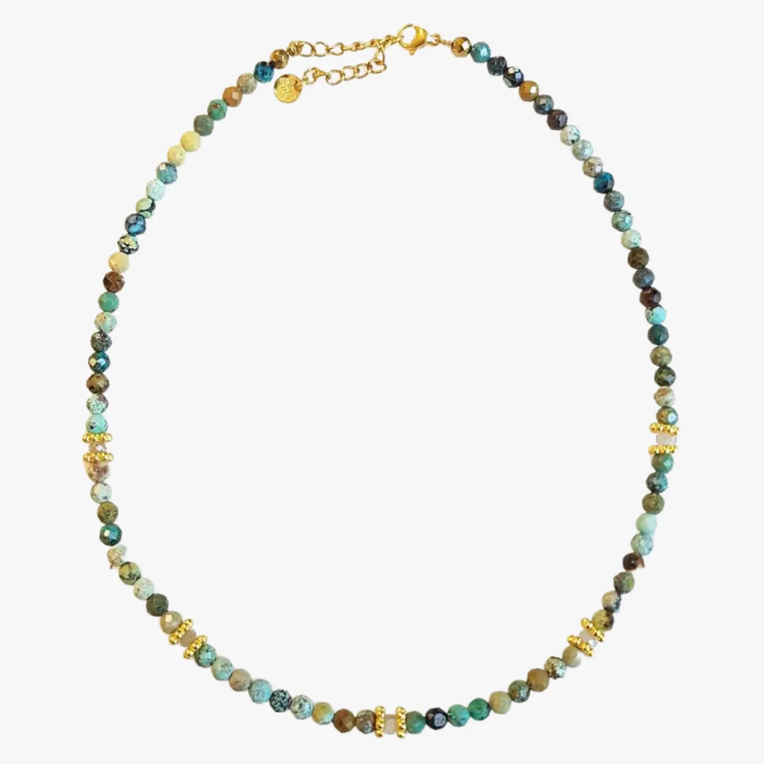 Collier en pierres Bleu PAOLA