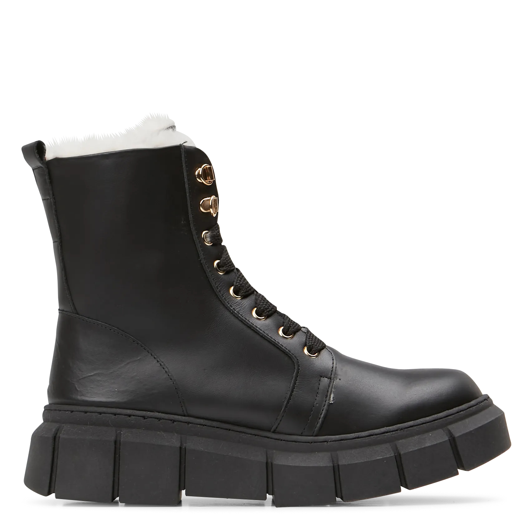 Bottines en cuir Noir CAN CAN