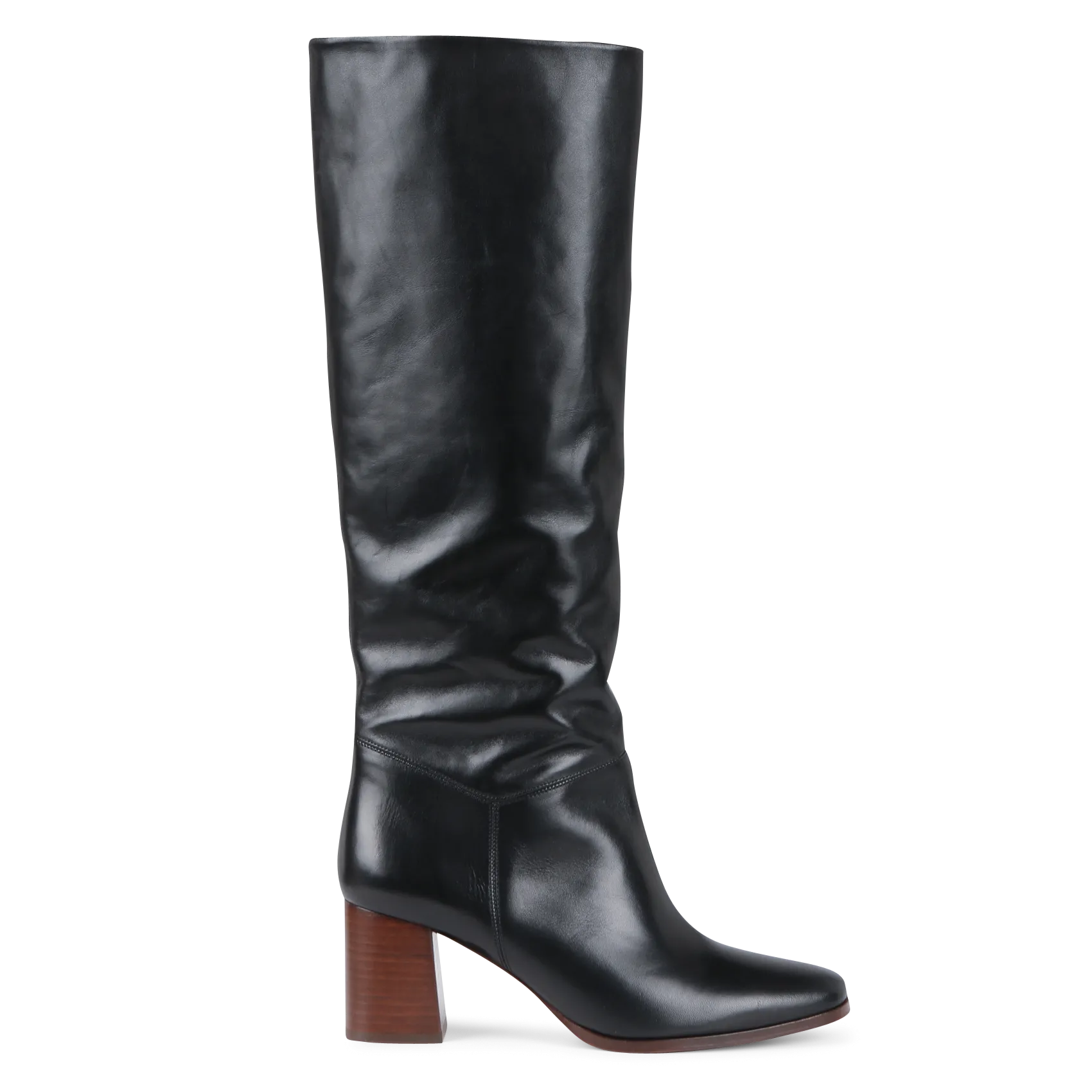 Bottes en cuir Noir N°109