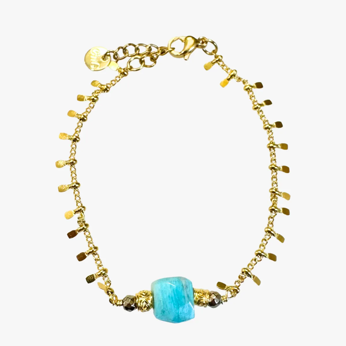 Bracelet amazonite Bleu KAVYA