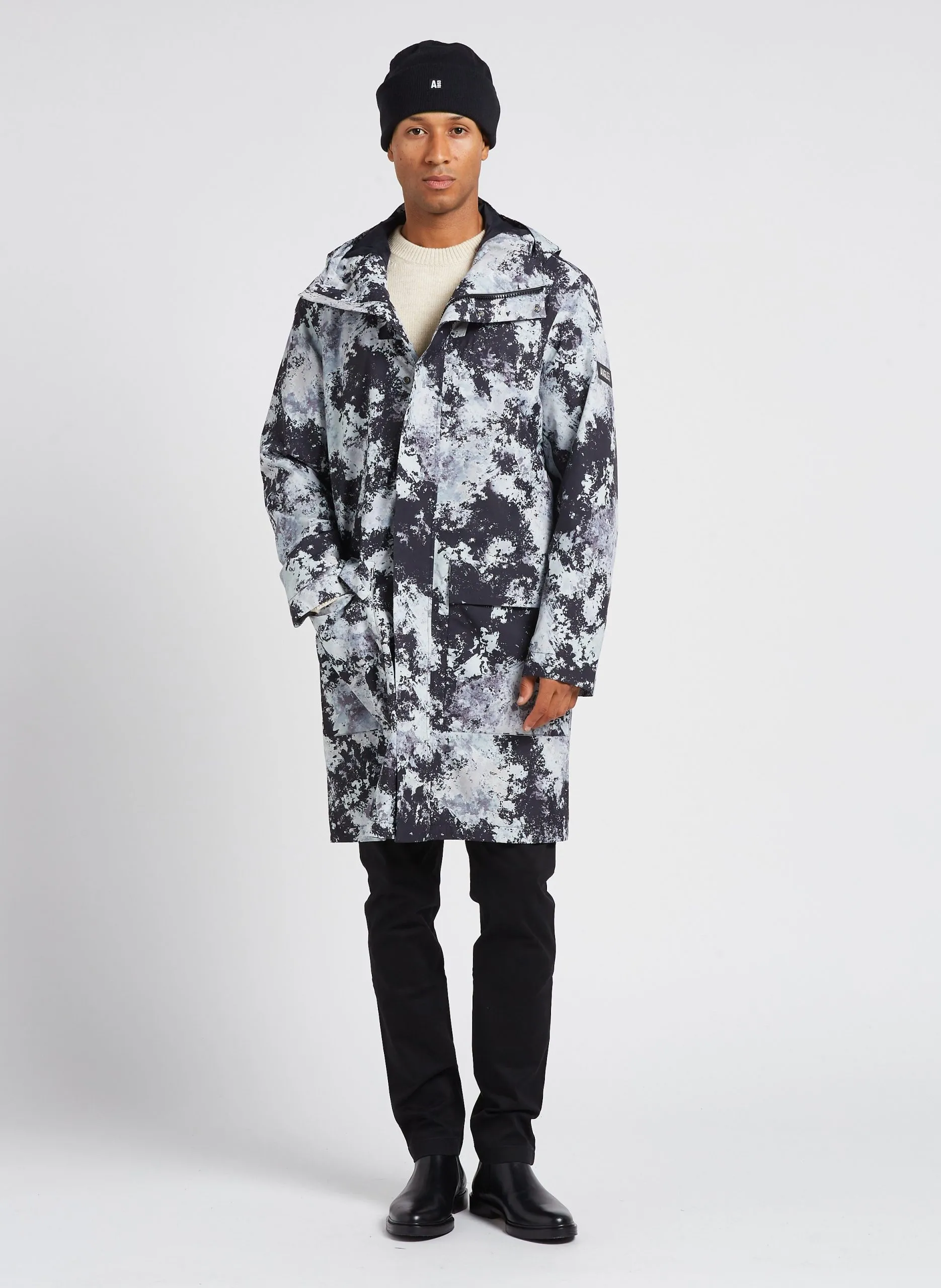 Coupe vent à capuche Multicolore