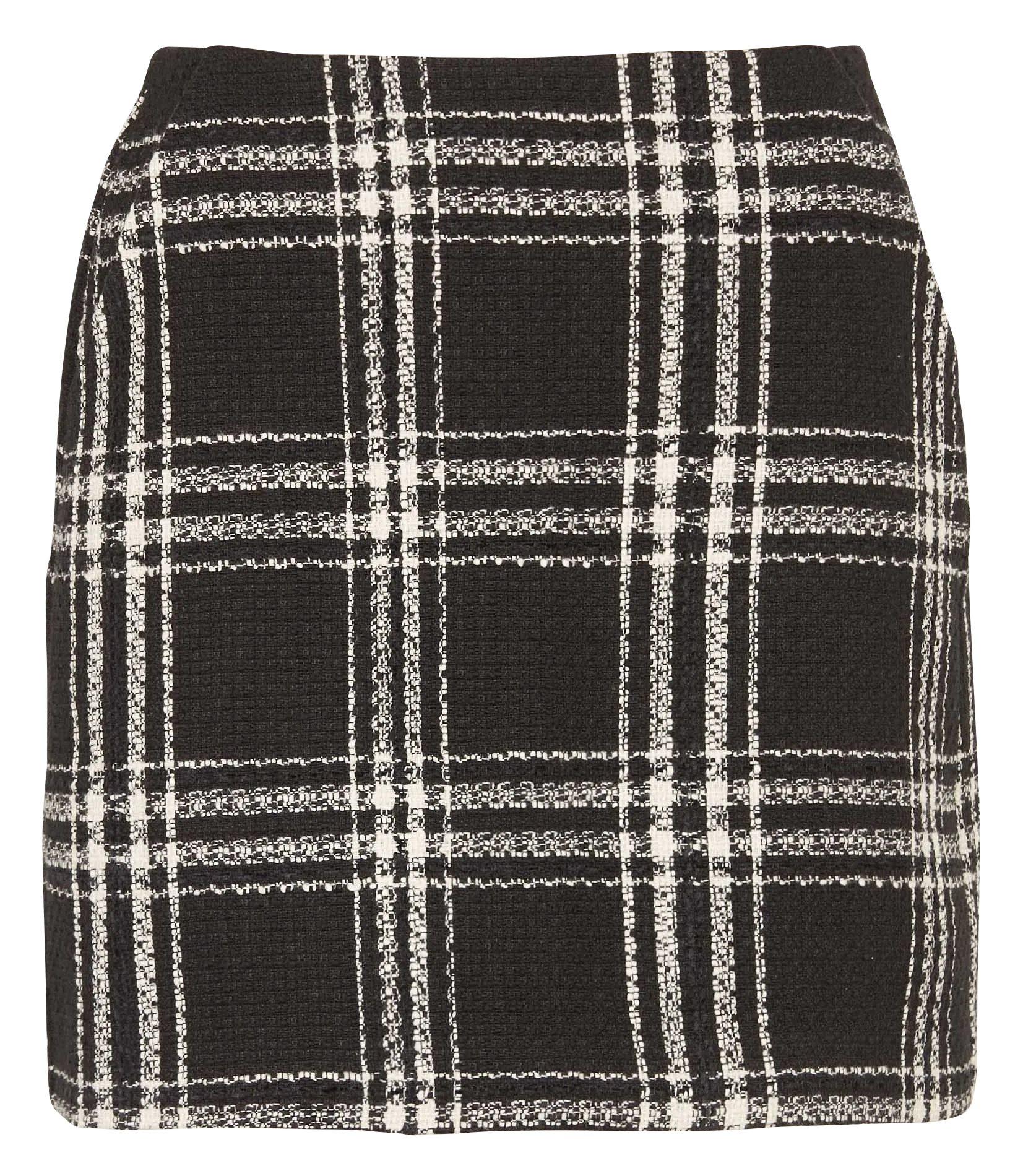 Jupe courte en coton mélangé Noir RUTHIA