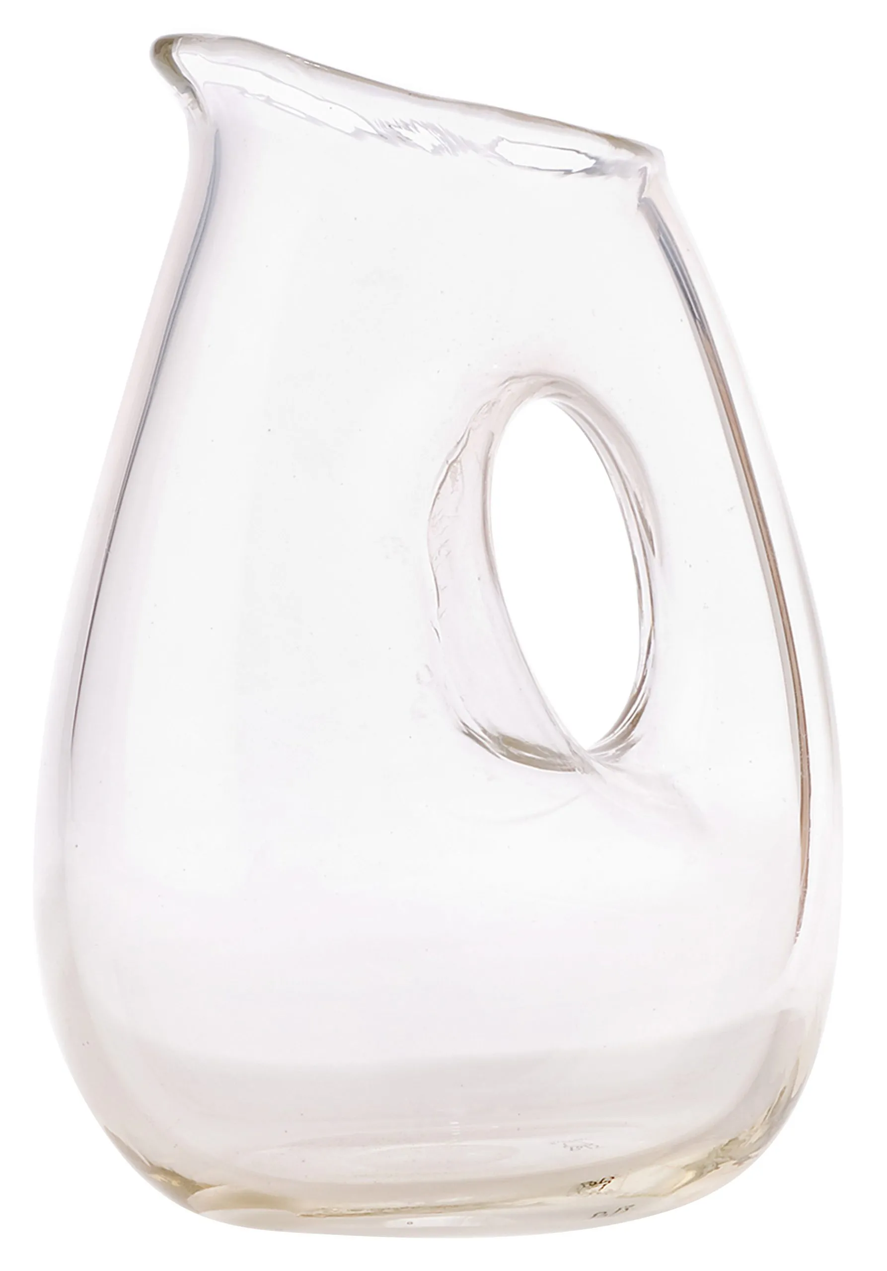 Carafe verre Transparent JUG WITH HOLE