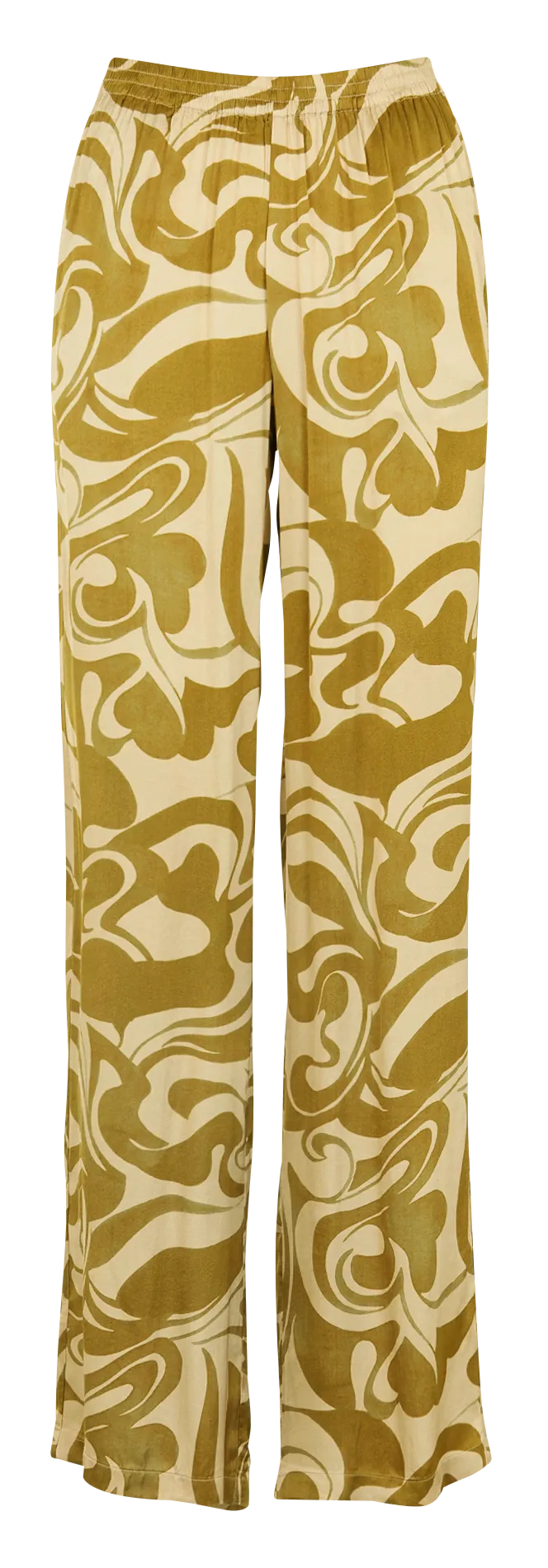 Pantalon large fluide imprimé Vert PLAISANCE