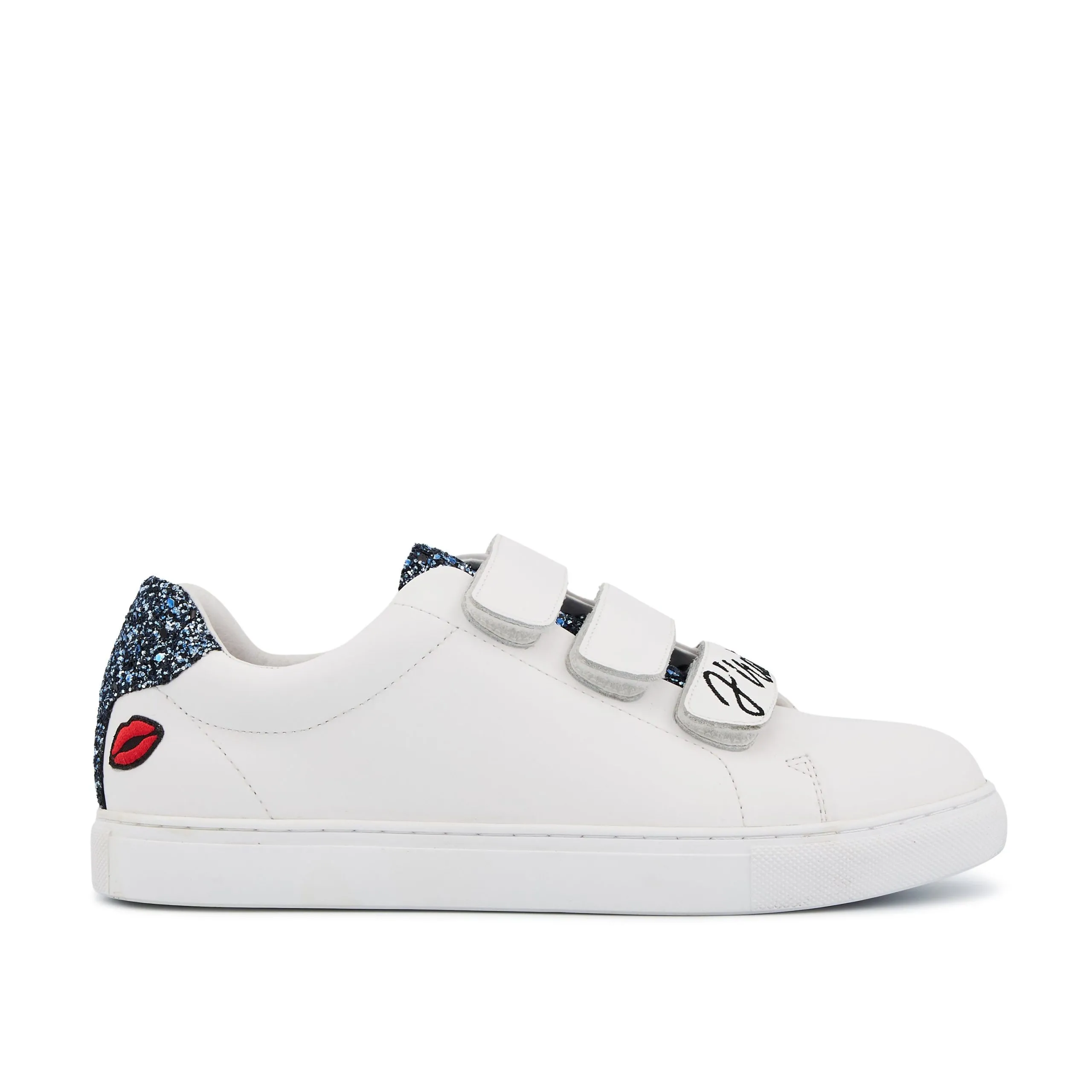 Sneakers en cuir Blanc EDITH J'IRAI OU TU IRAS