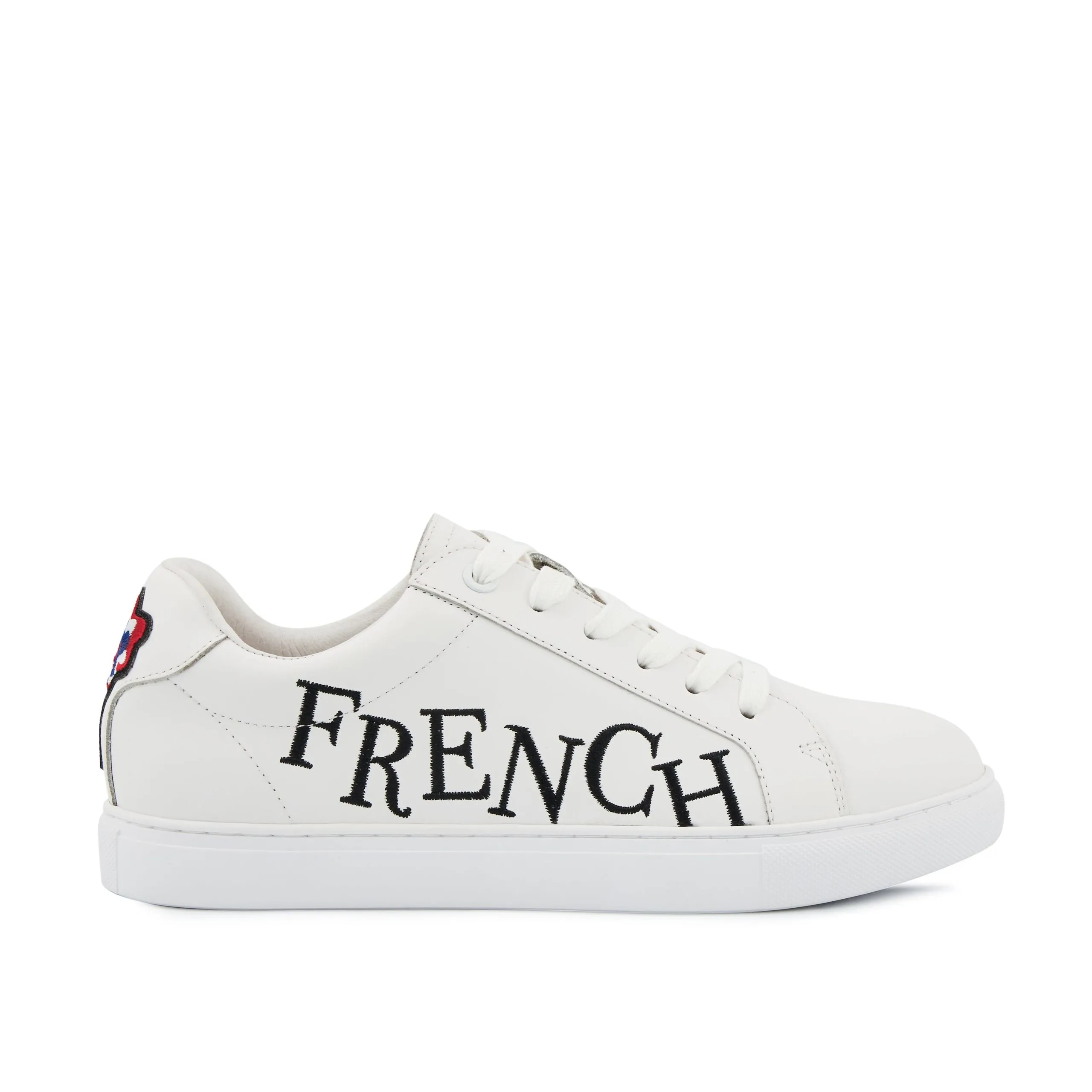 Sneakers en cuir Blanc SIMONE MOULIN FRENCH CANCAN