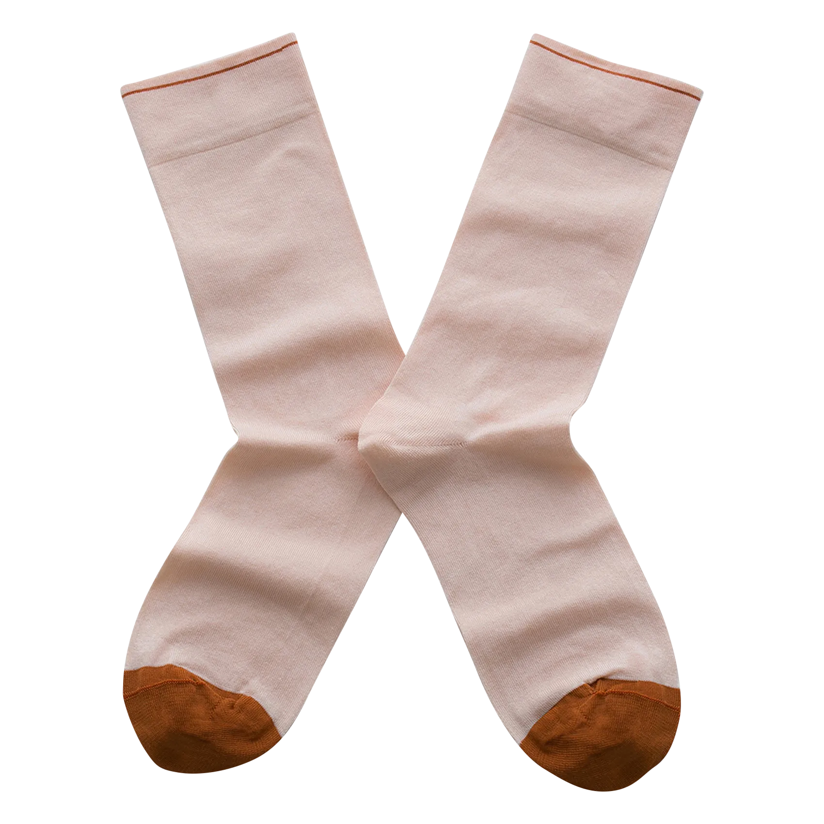 Chaussettes en coton mélangé Rose