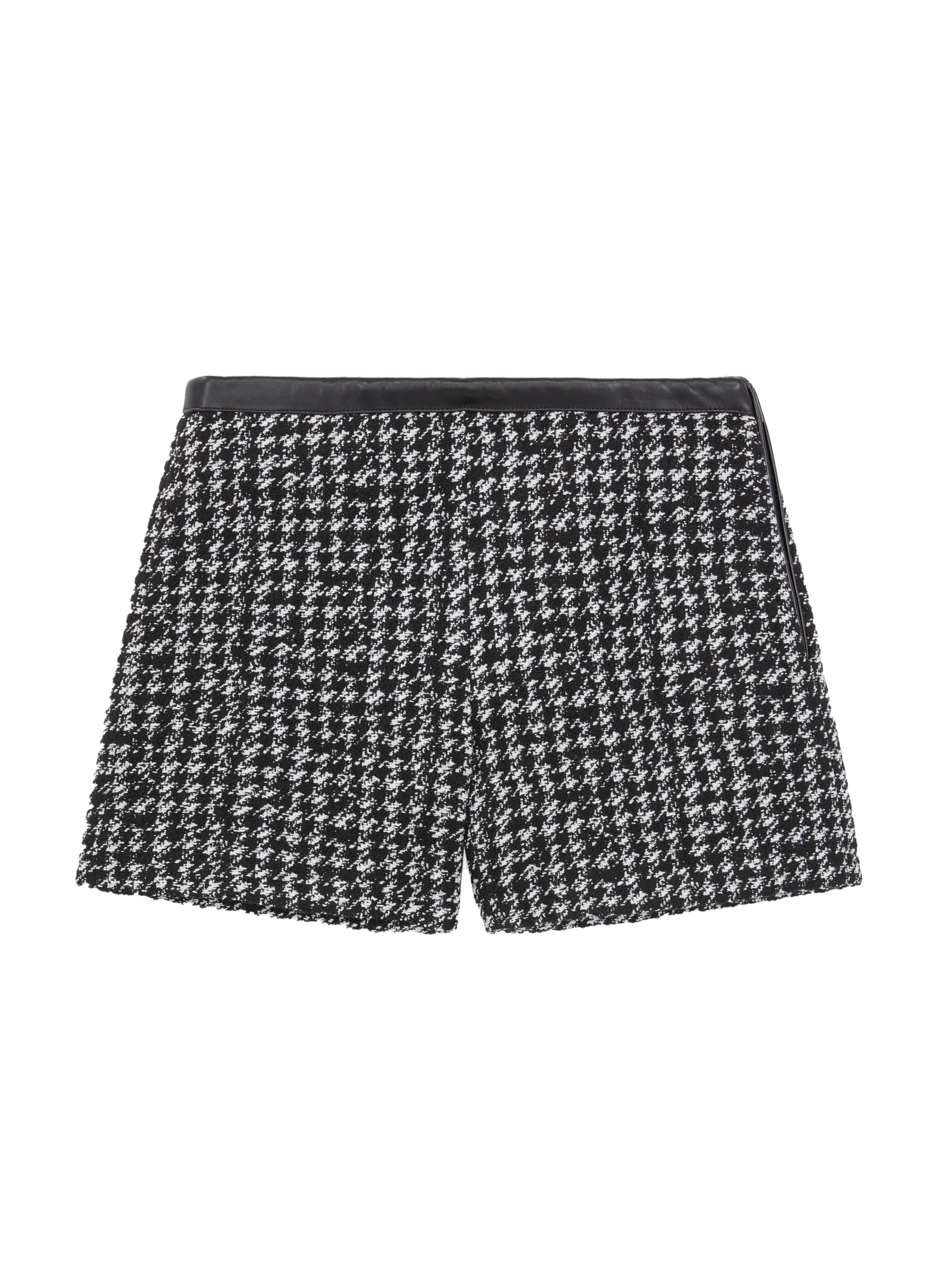 Short court en tweed Noir