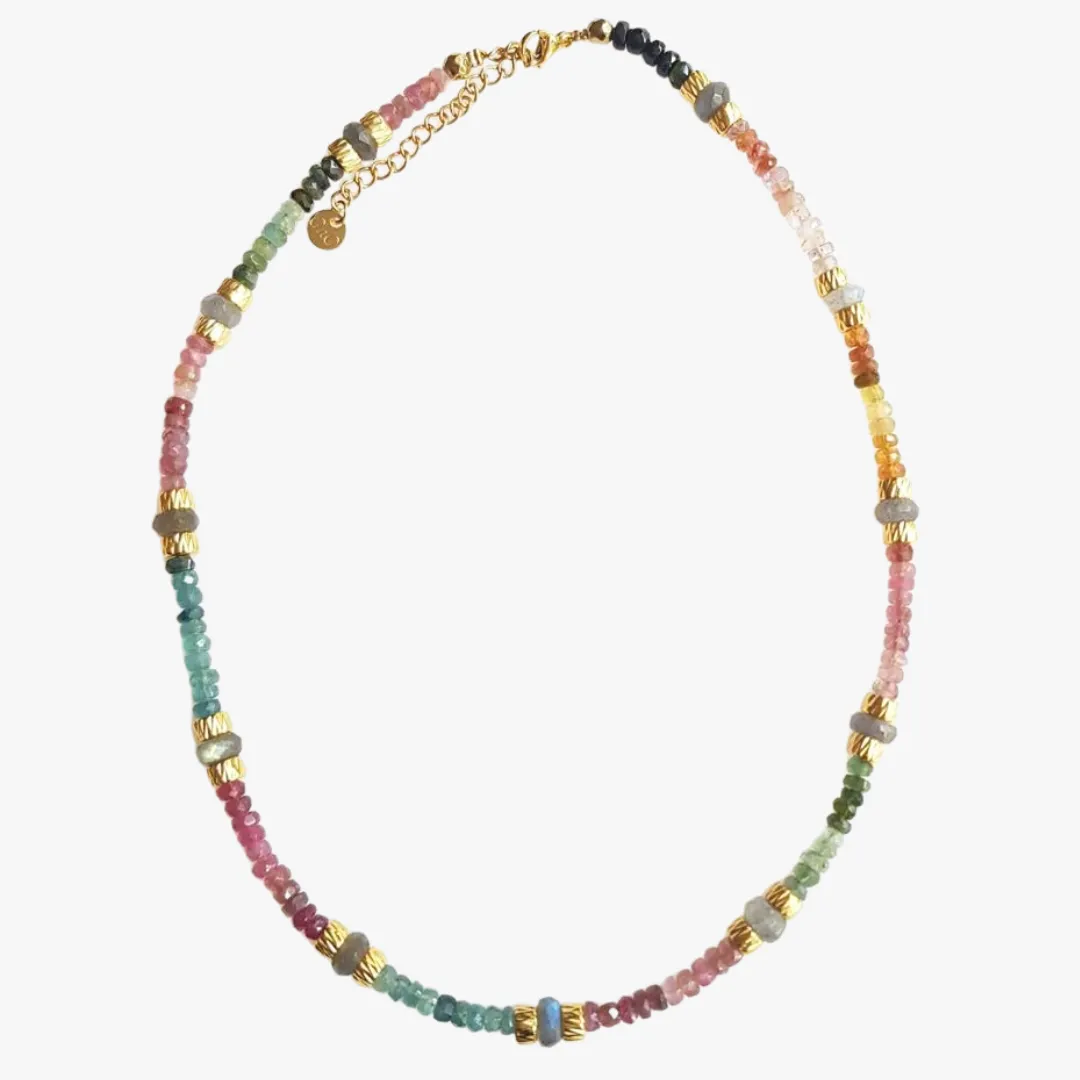 Collier tourmaline Multicolore SAHASRA