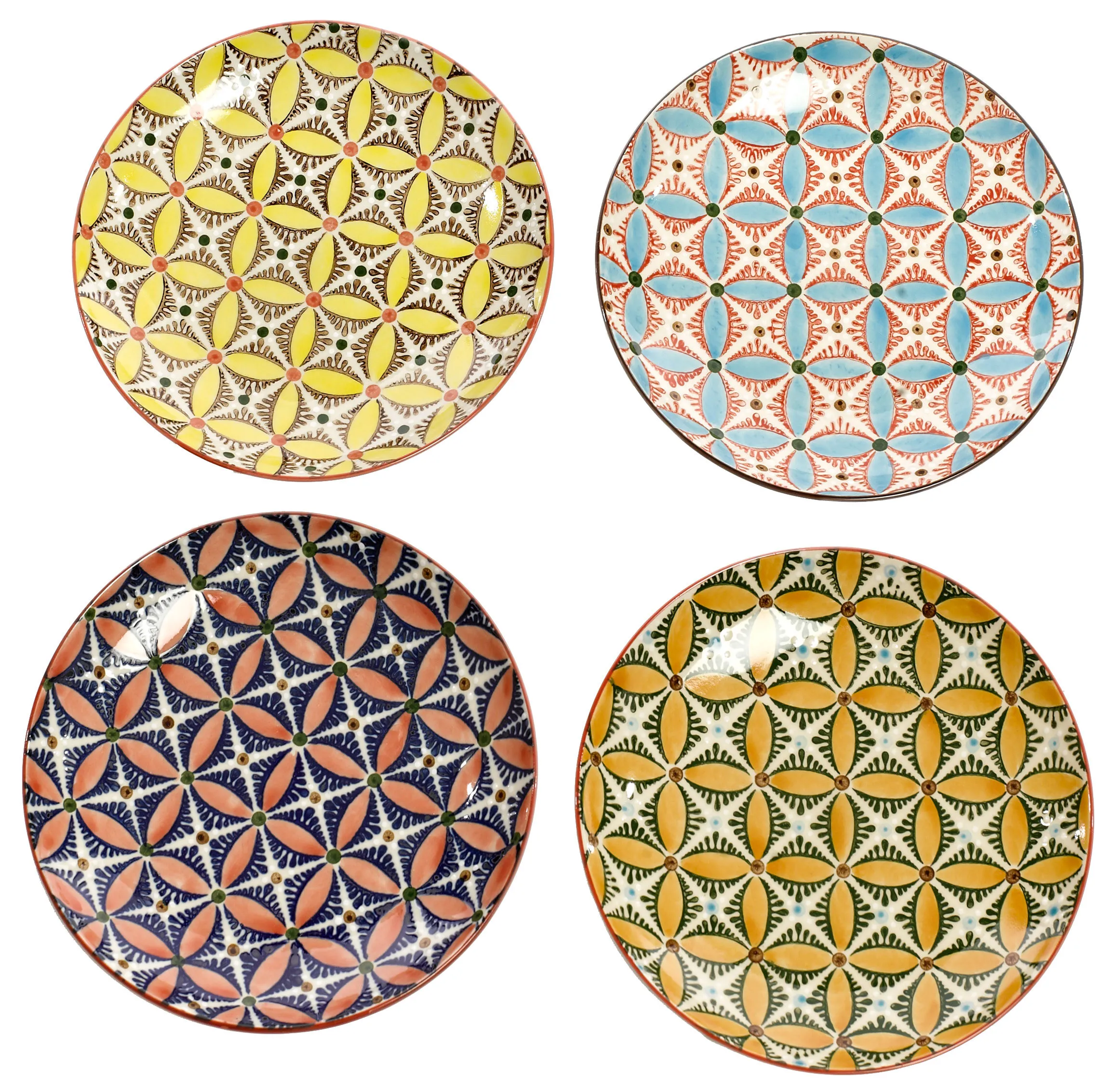 Assiette à dessert céramique Multicolore HIPPY