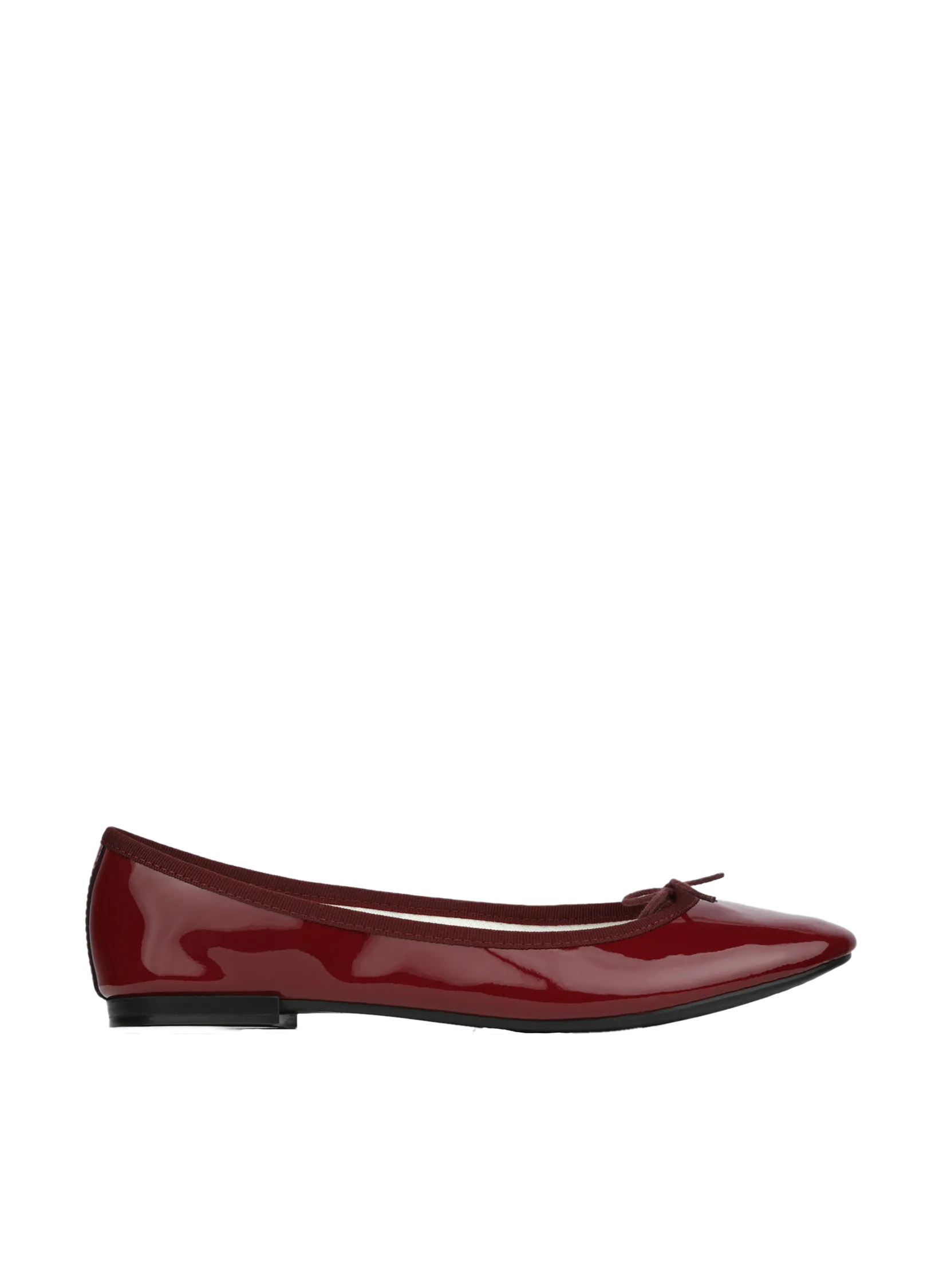 Ballerines en cuir vernis Rouge CENDRILLON