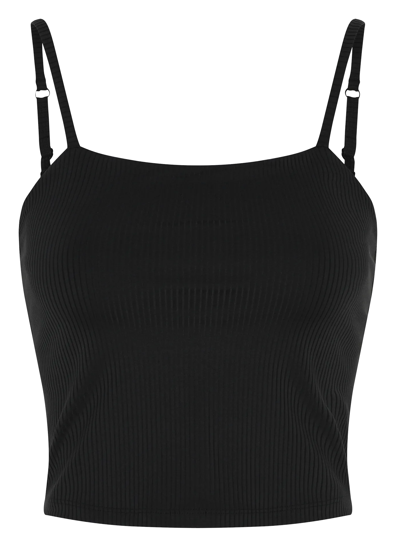 Brassière côtelée Noir CAMI