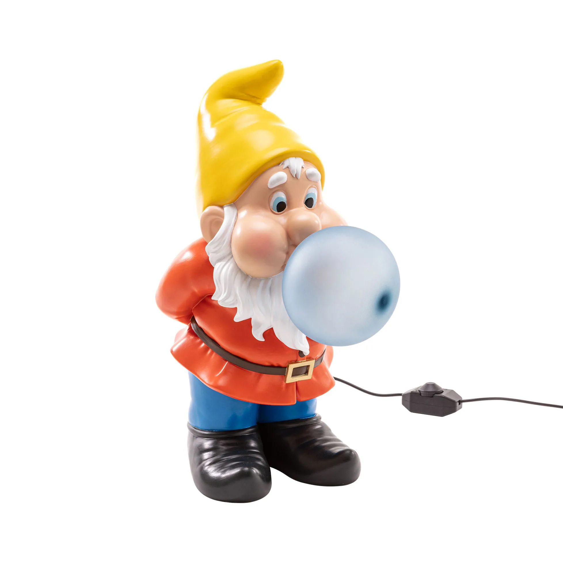 Lampe de table plastique Jaune GUMMY WORKING