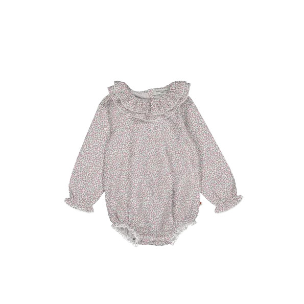 Barboteuse imprimée en coton bio Multicolore CAROLE