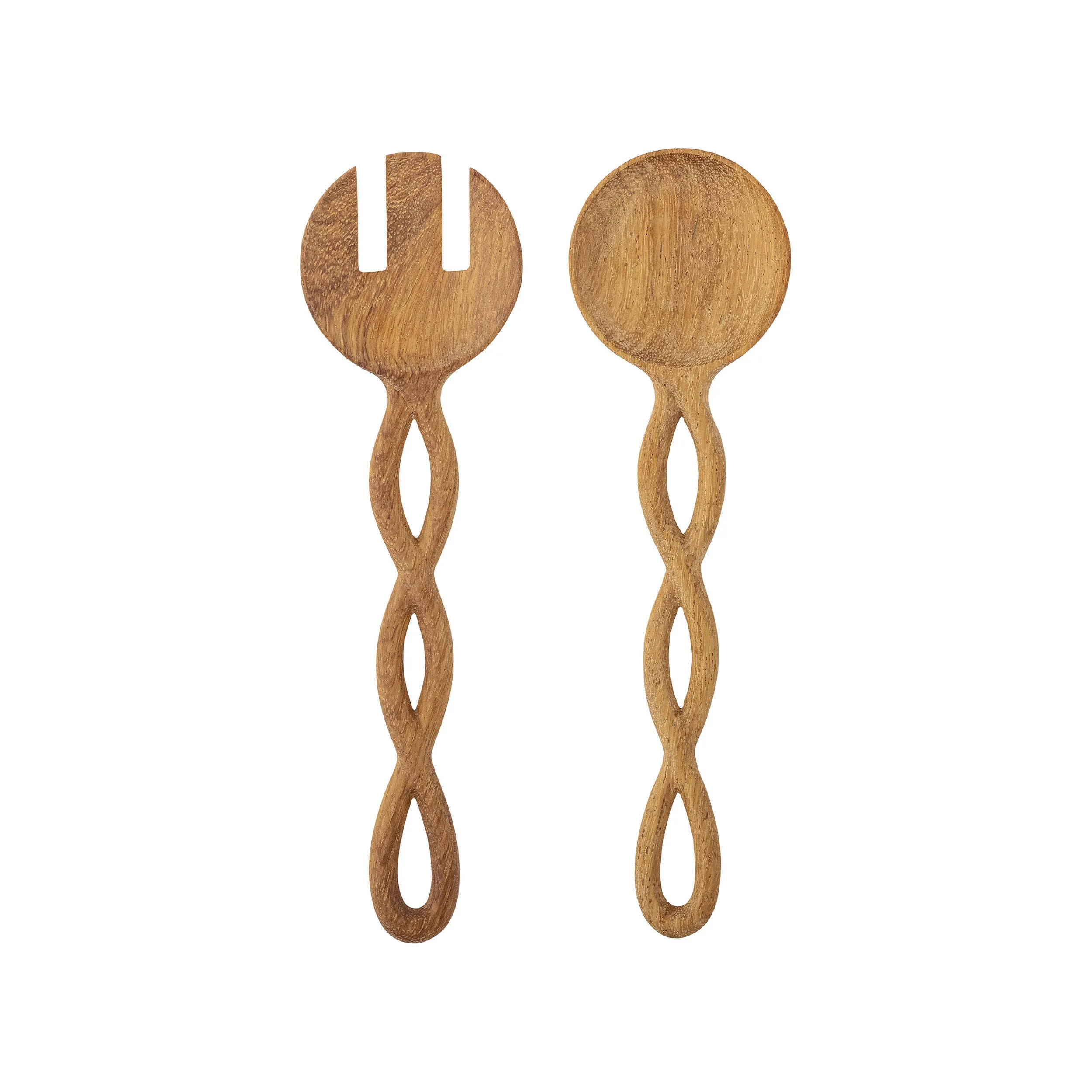 Couverts à salade bois Marron PINAR