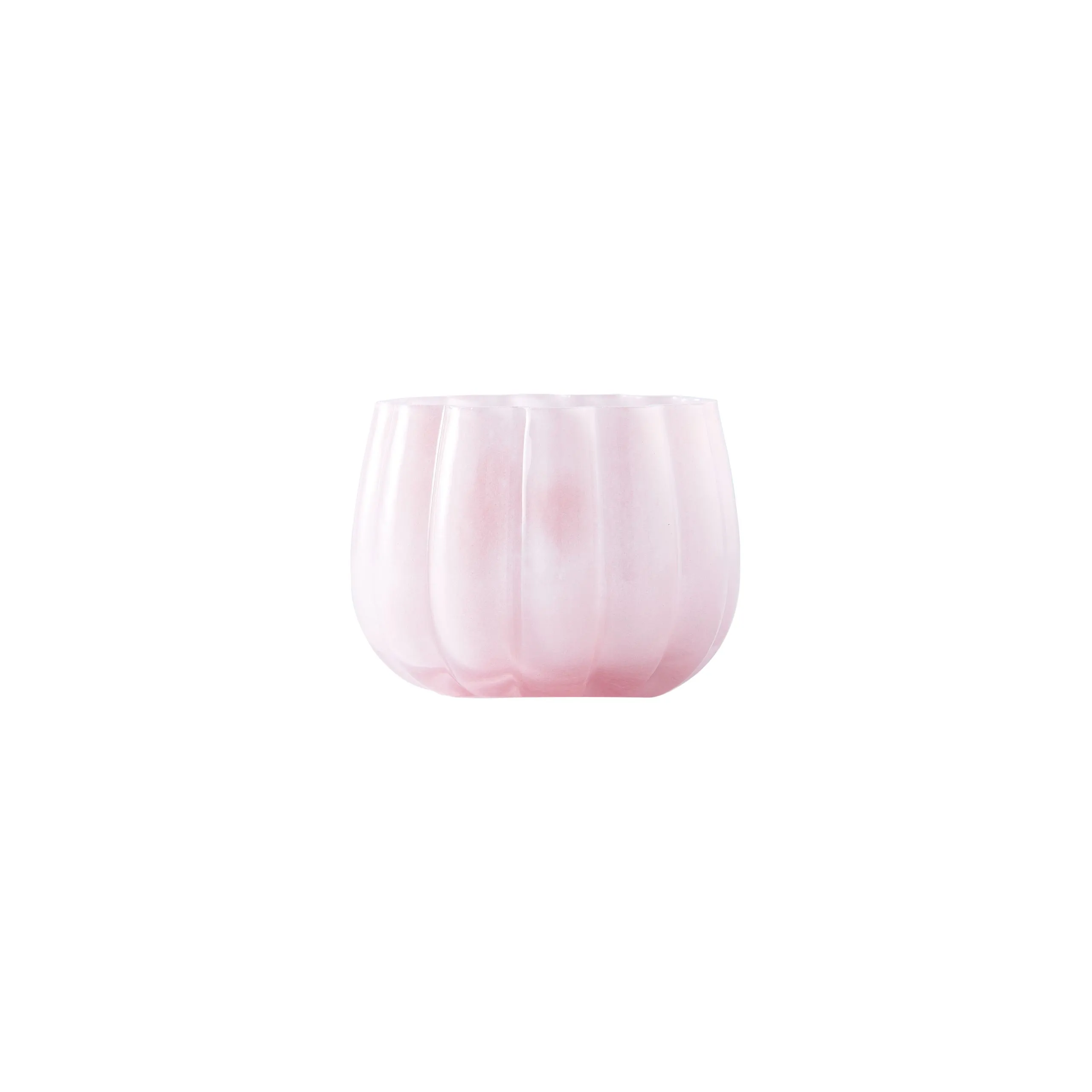 Photophore verre Rose MELON