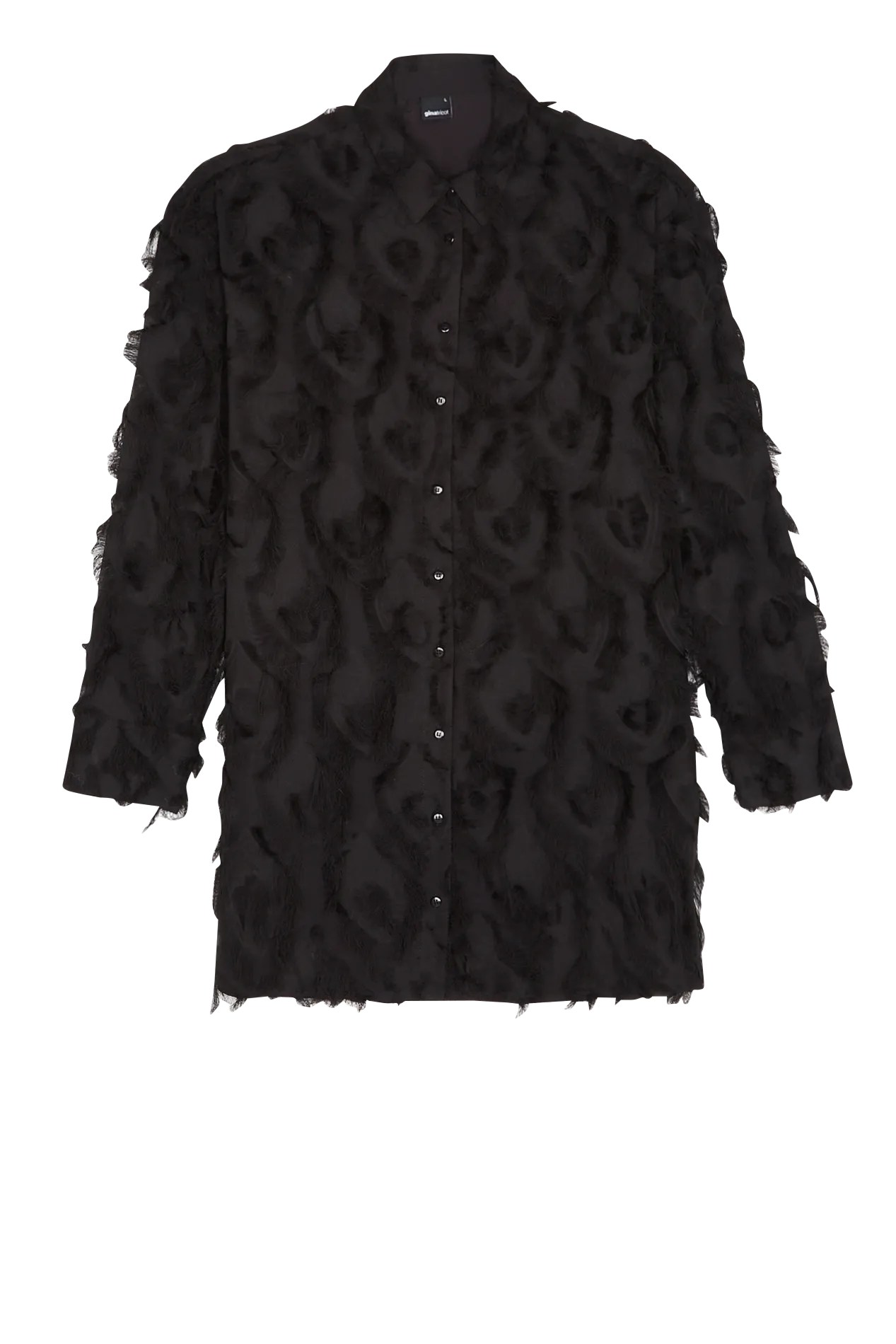 Chemise col classique Noir