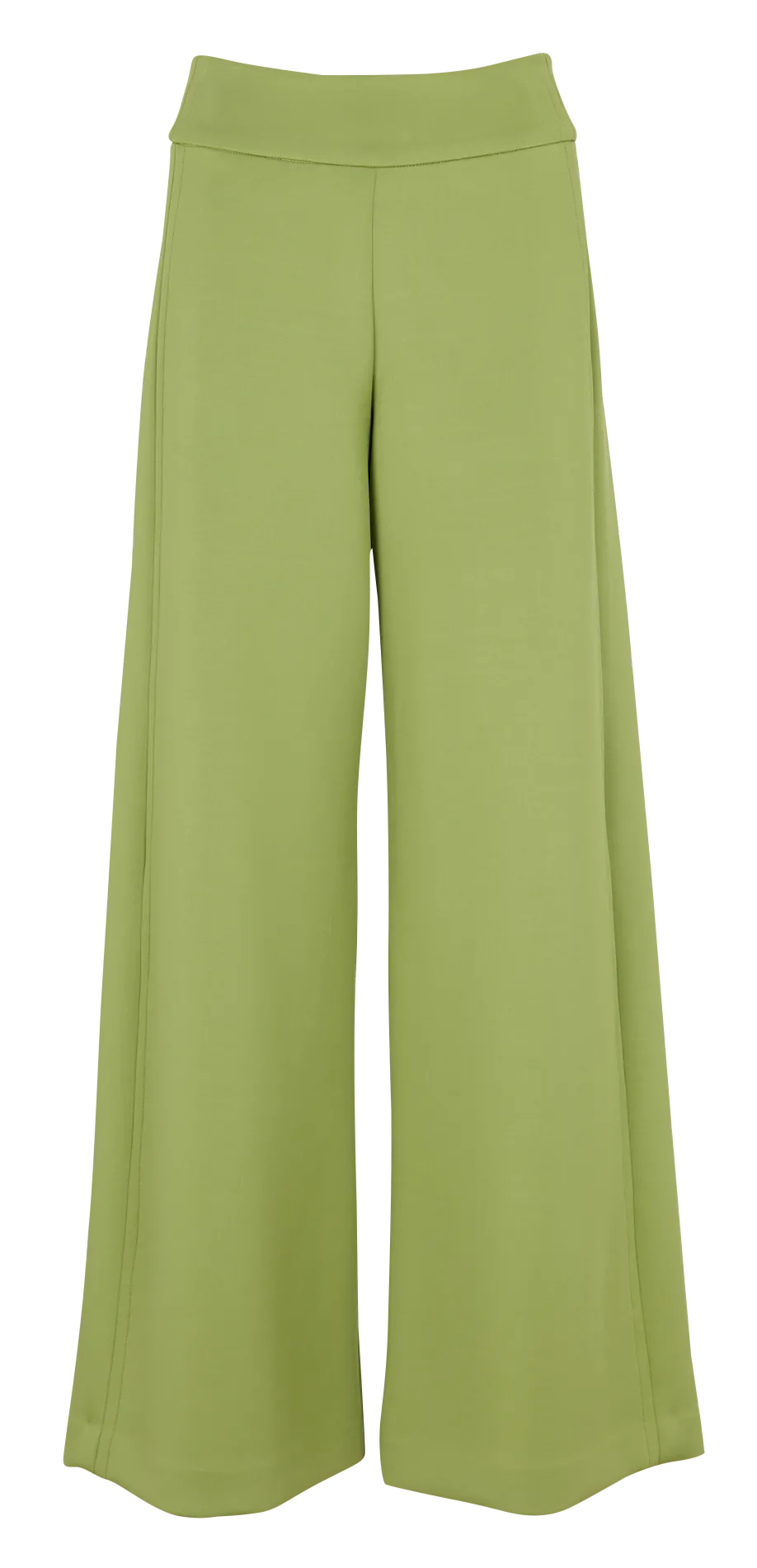 Pantalon boot-cut taille haute Vert LEVANTE