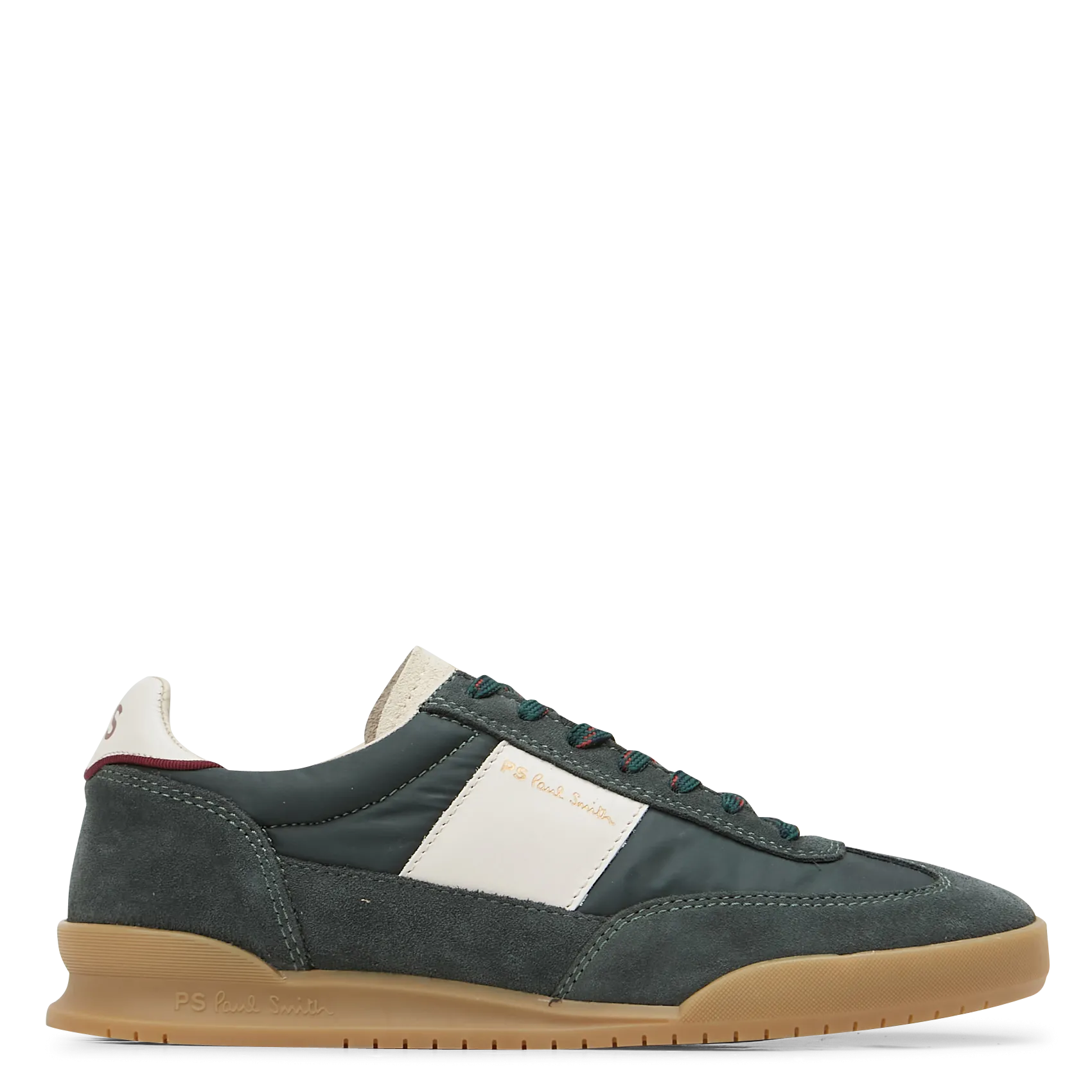 Baskets basses à lacets Vert