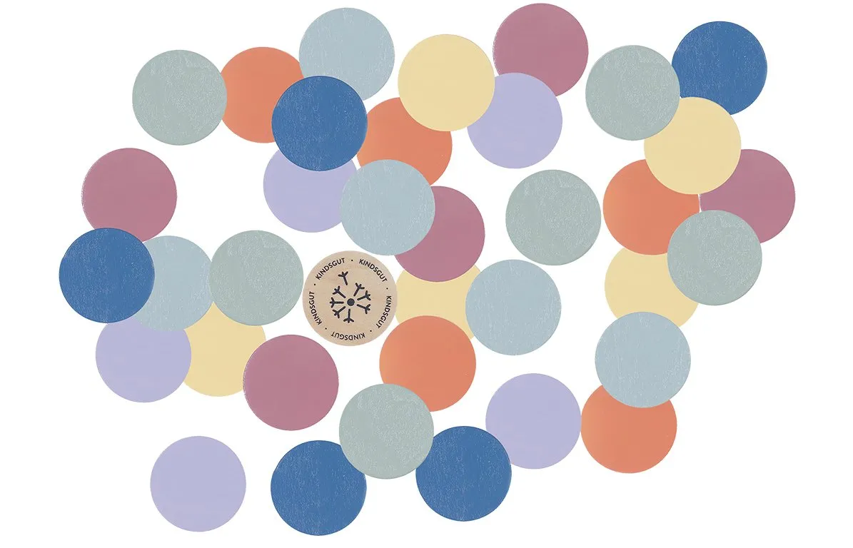 Confetti en bois Multicolore