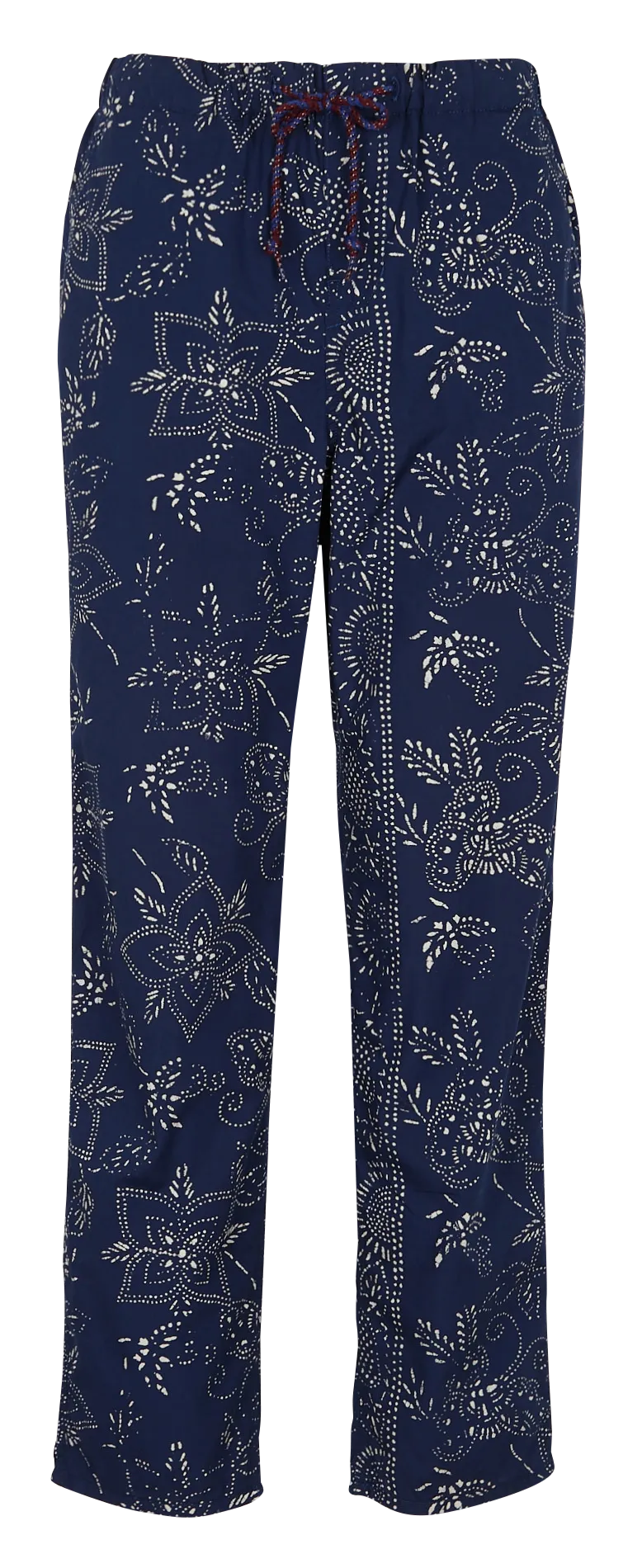 Pantalon carotte imprimé en coton Gris PIZZY