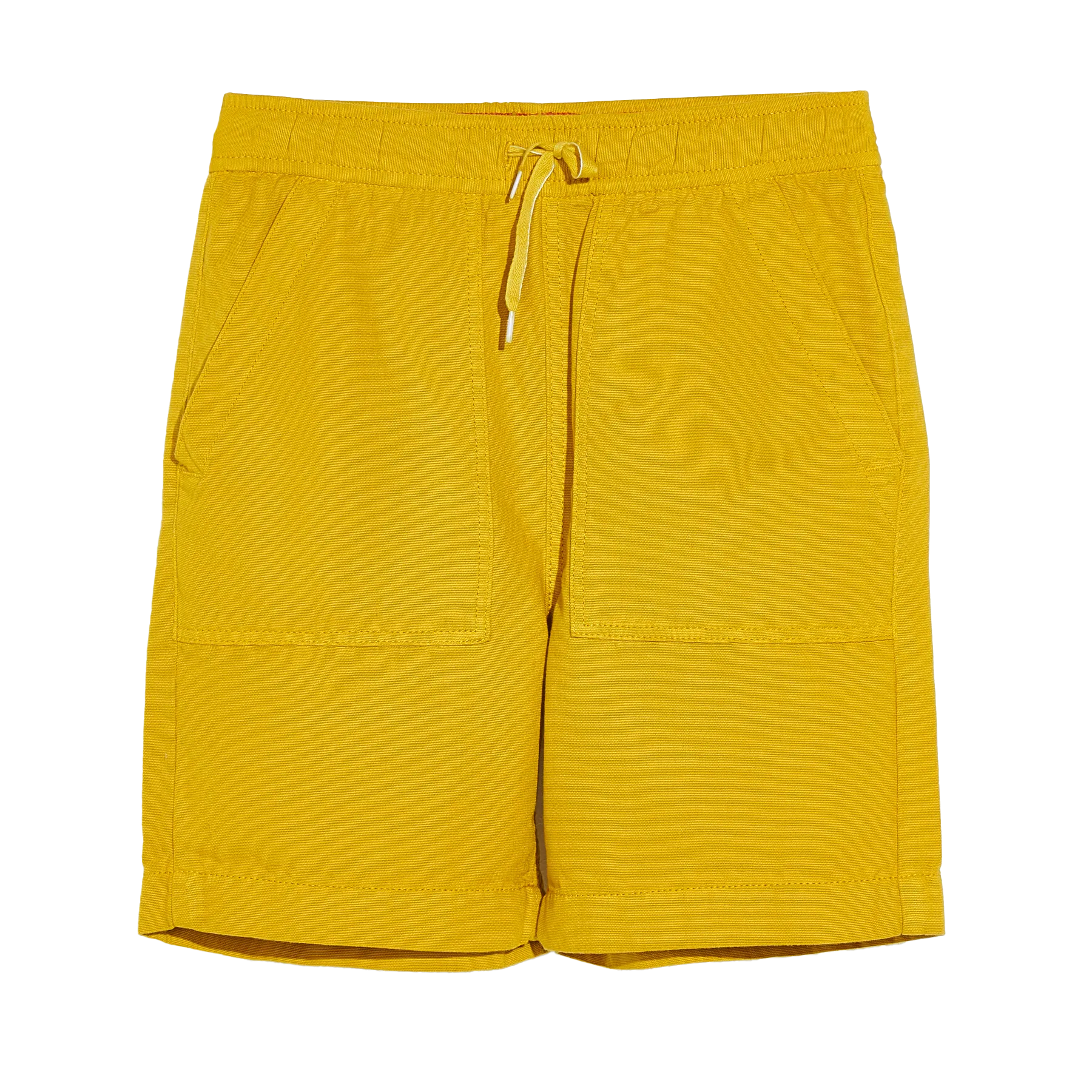 Short droit en coton Jaune PAT