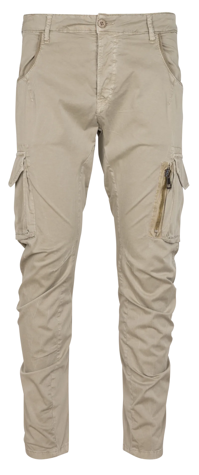 Pantalon cargo en coton mélangé Gris ALBAN