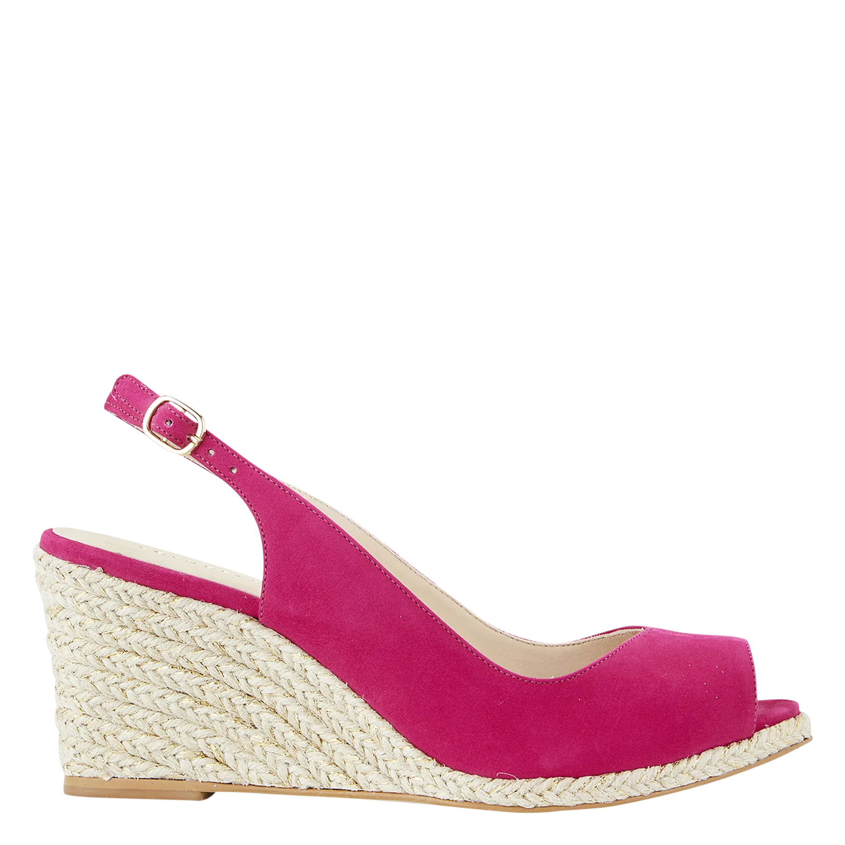 Espadrilles en cuir Rose ZENIANA