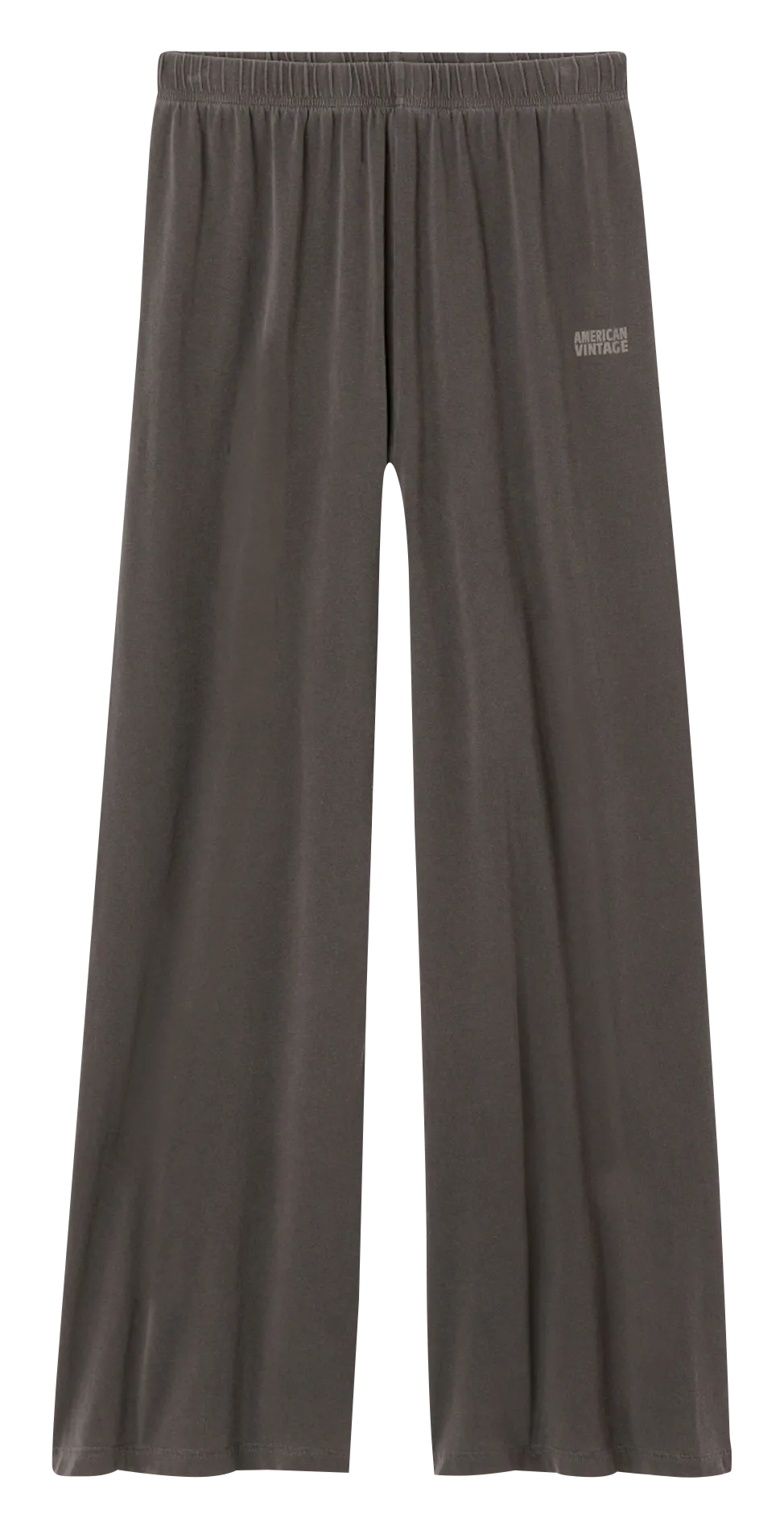 Jogging large taille haute en coton mélangé Noir PYMAZ