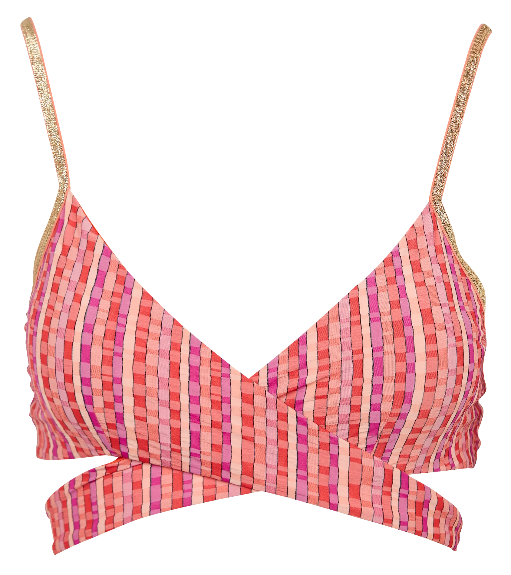 Brassière de bain à rayures Rose ZAC