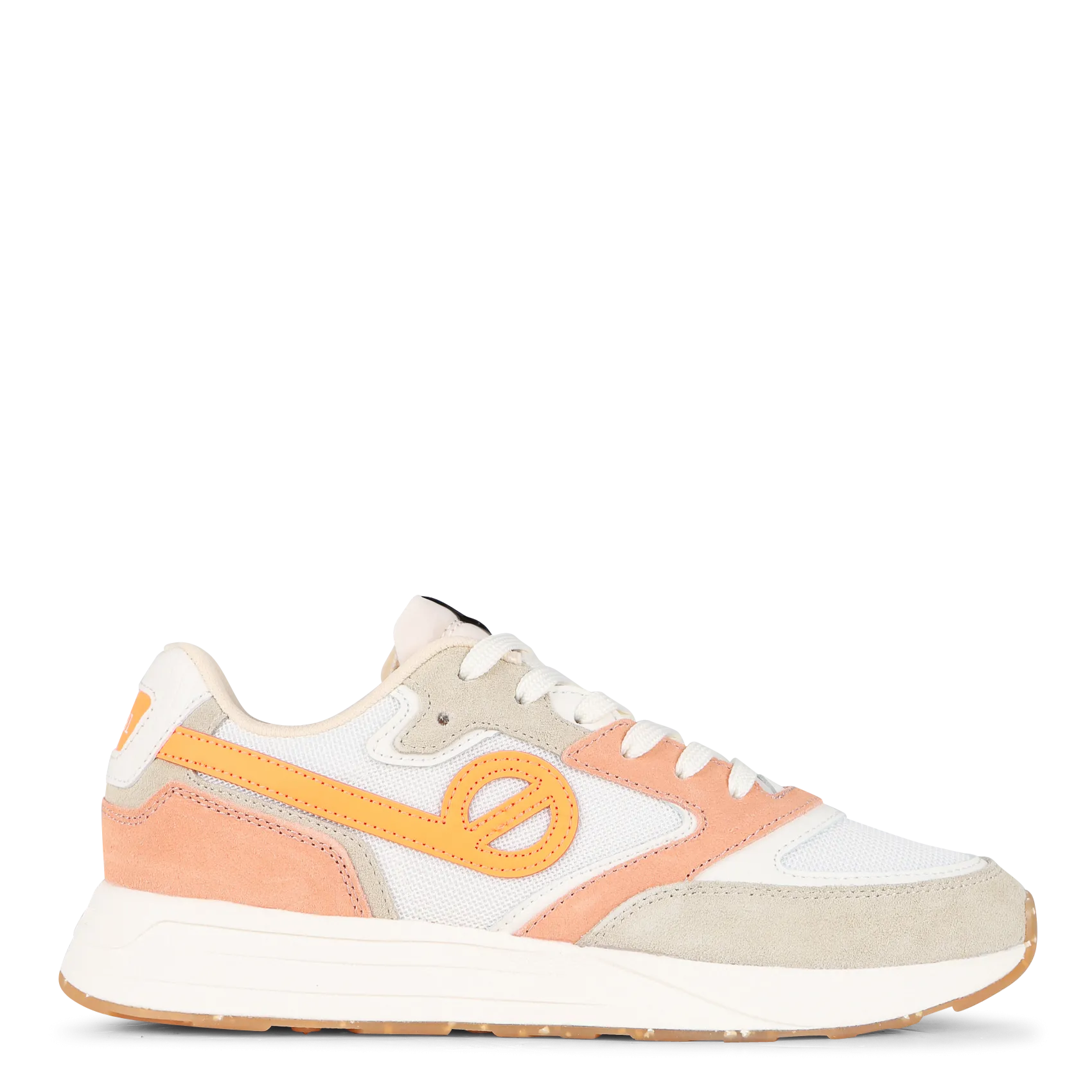 Baskets basses bi-matière Orange POWER