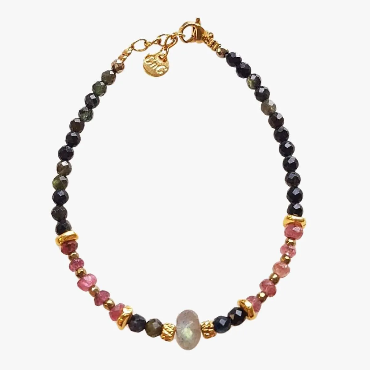 Bracelet tourmaline Multicolore ALIYA