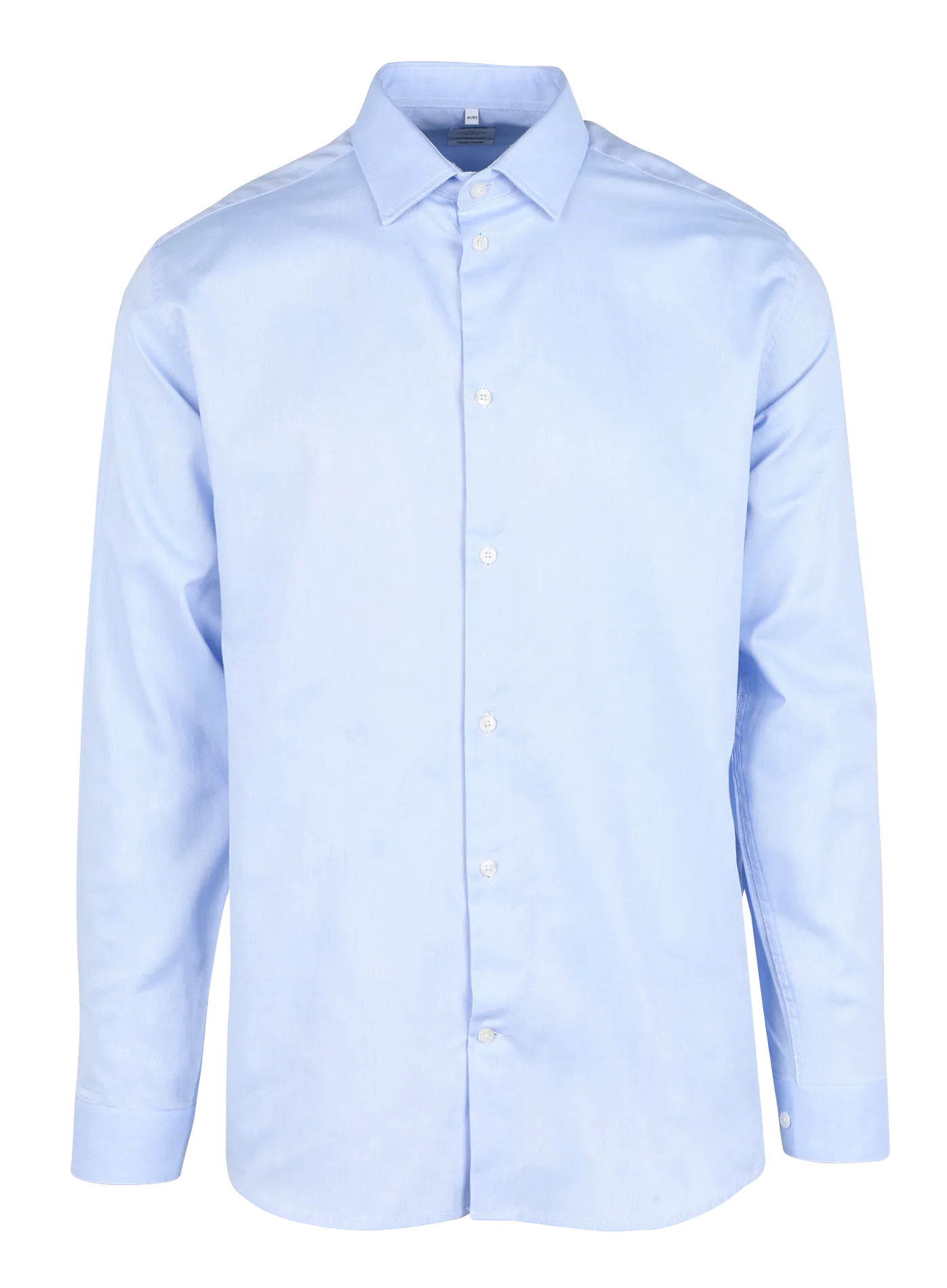 Chemise droite col classique en coton Bleu KUGAN