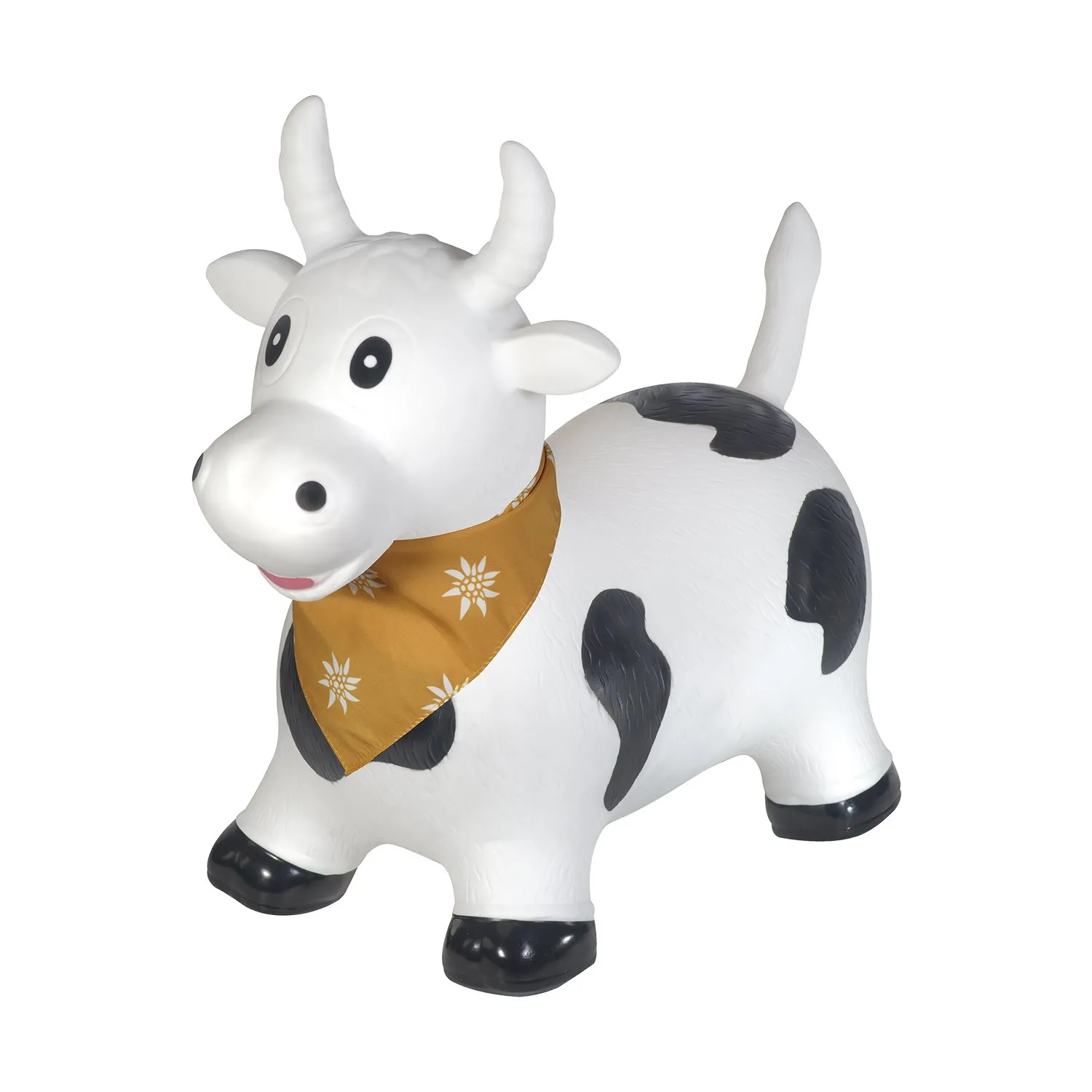 Porteur gonflable, vache Blanc