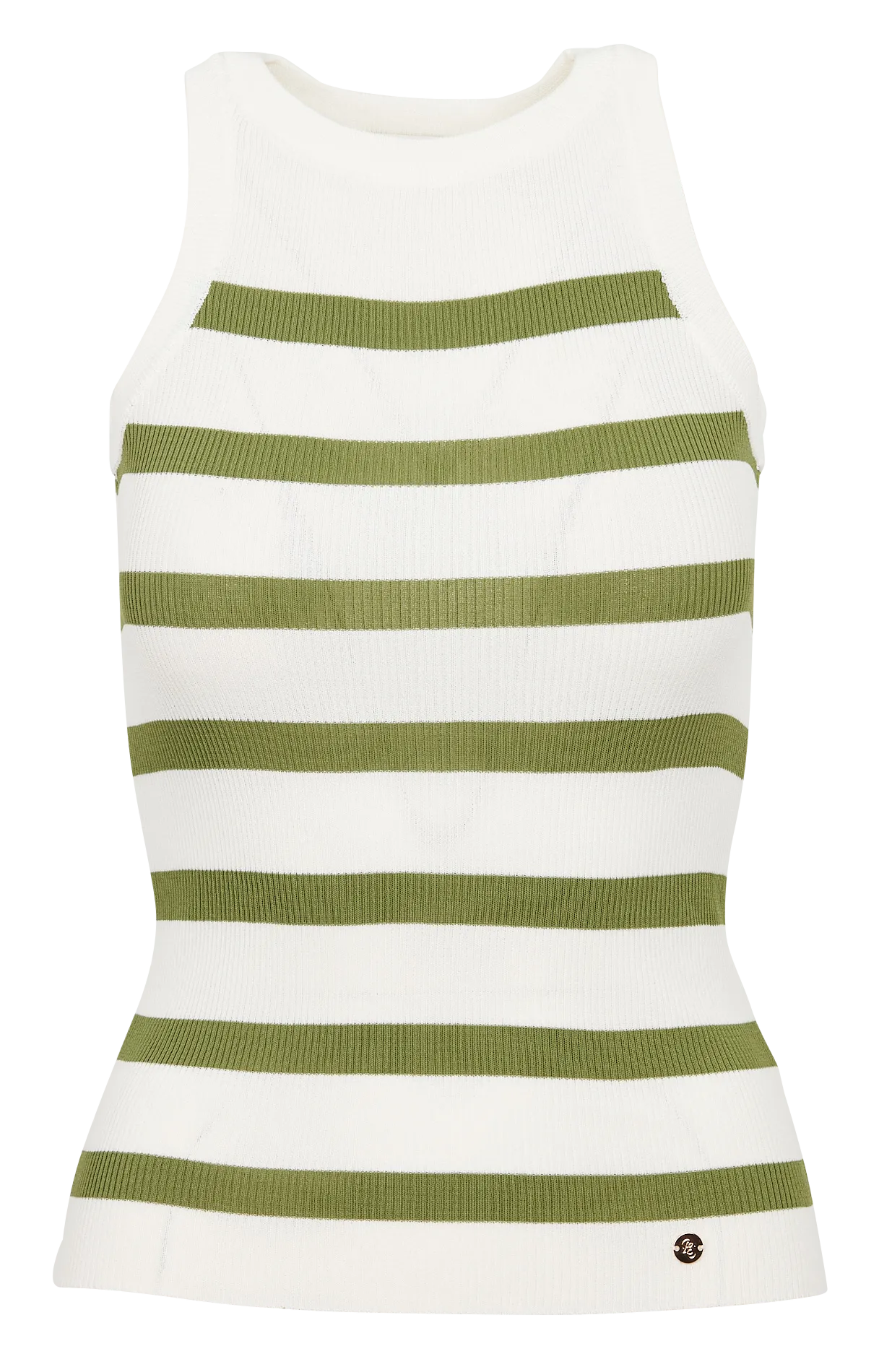 Débardeur rayé à côtes en maille Multicolore JUANITTO