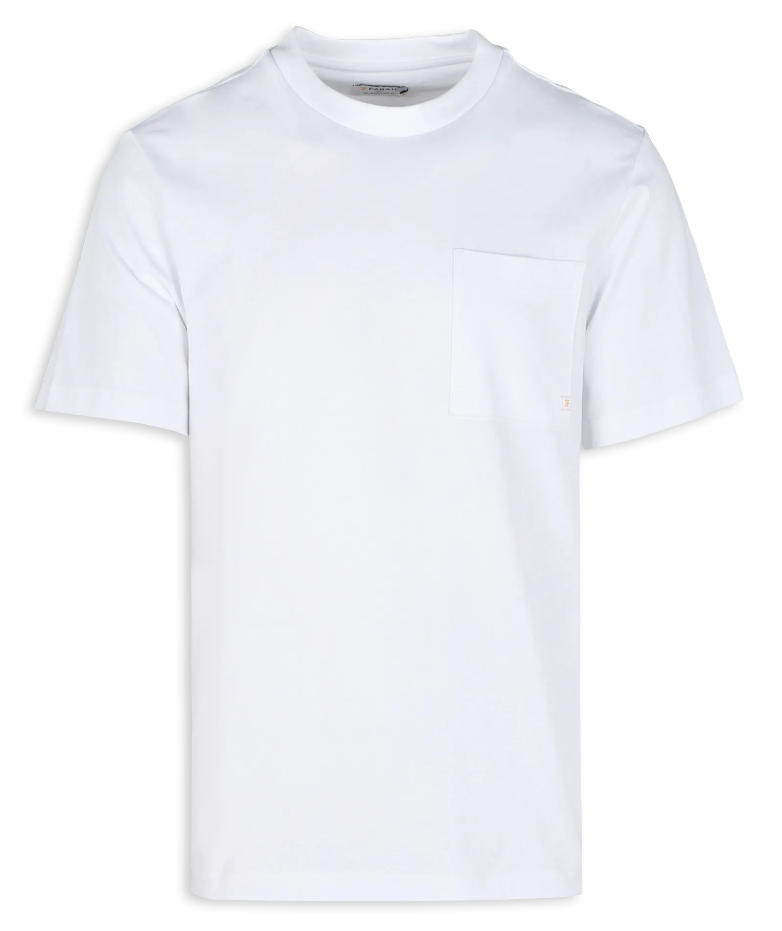 Tee-shirt col rond en coton bio Blanc STACY
