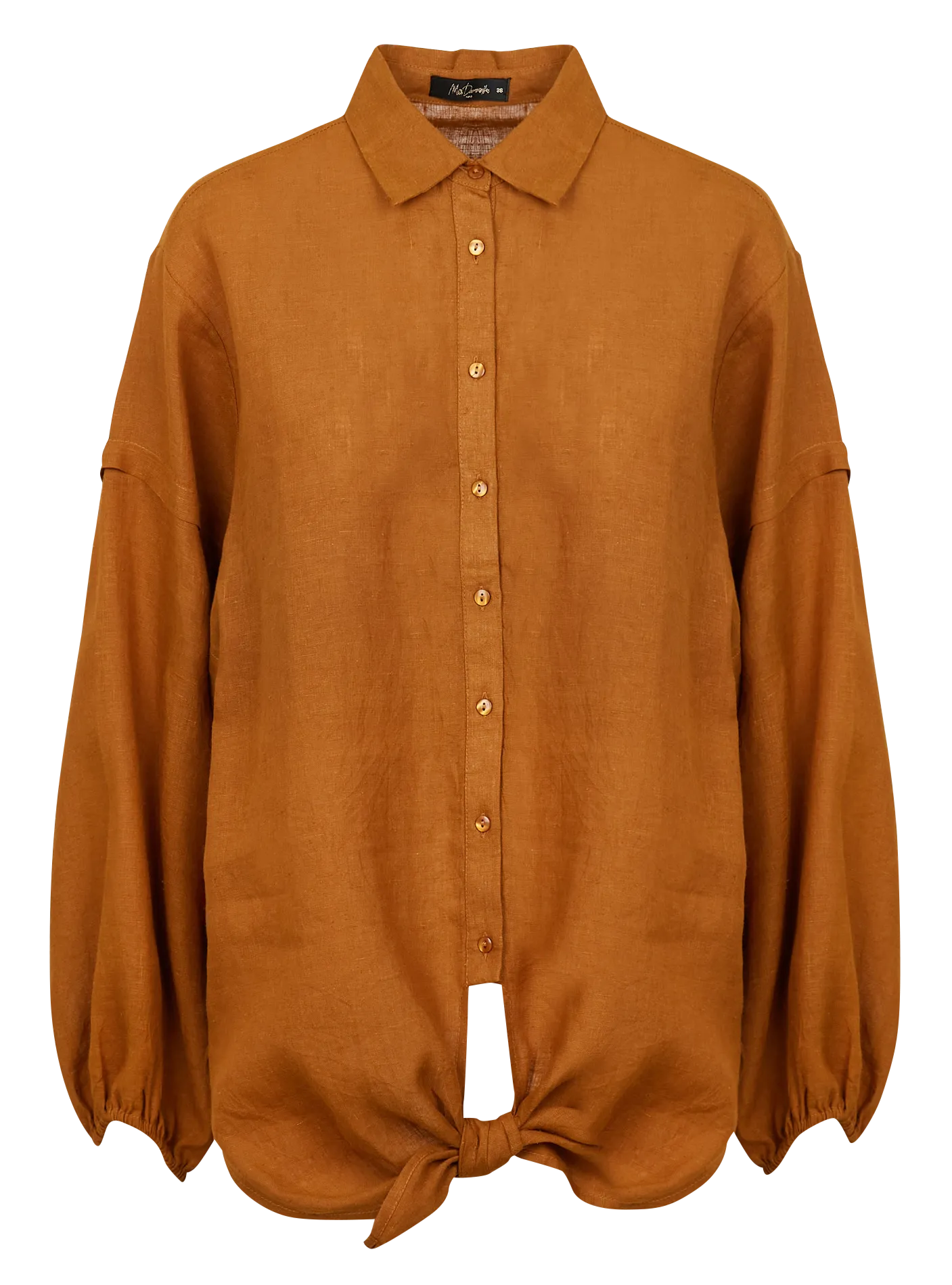 Chemise ample en lin Marron CEREA