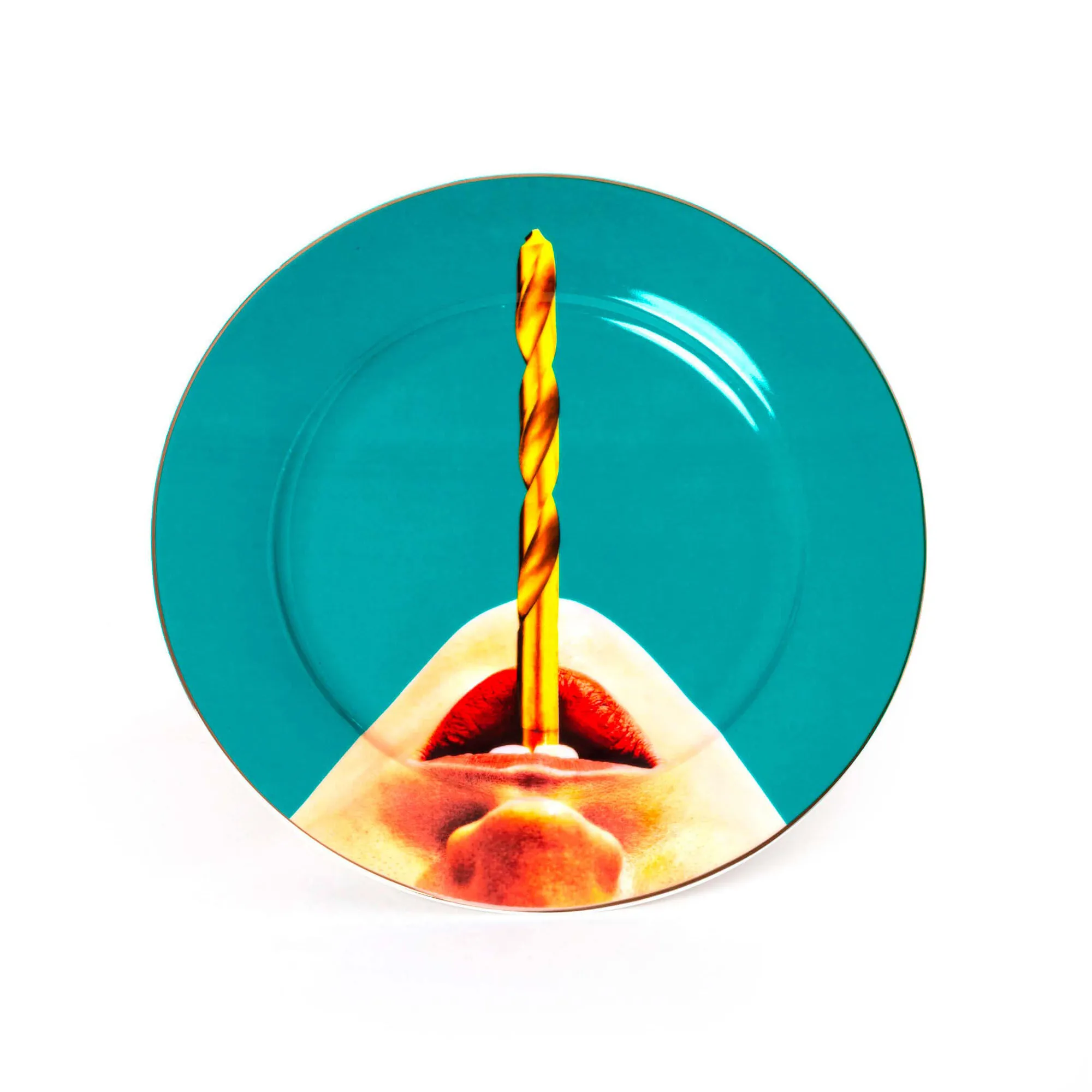 Assiette céramique Multicolore TOILETPAPER - GLOBE