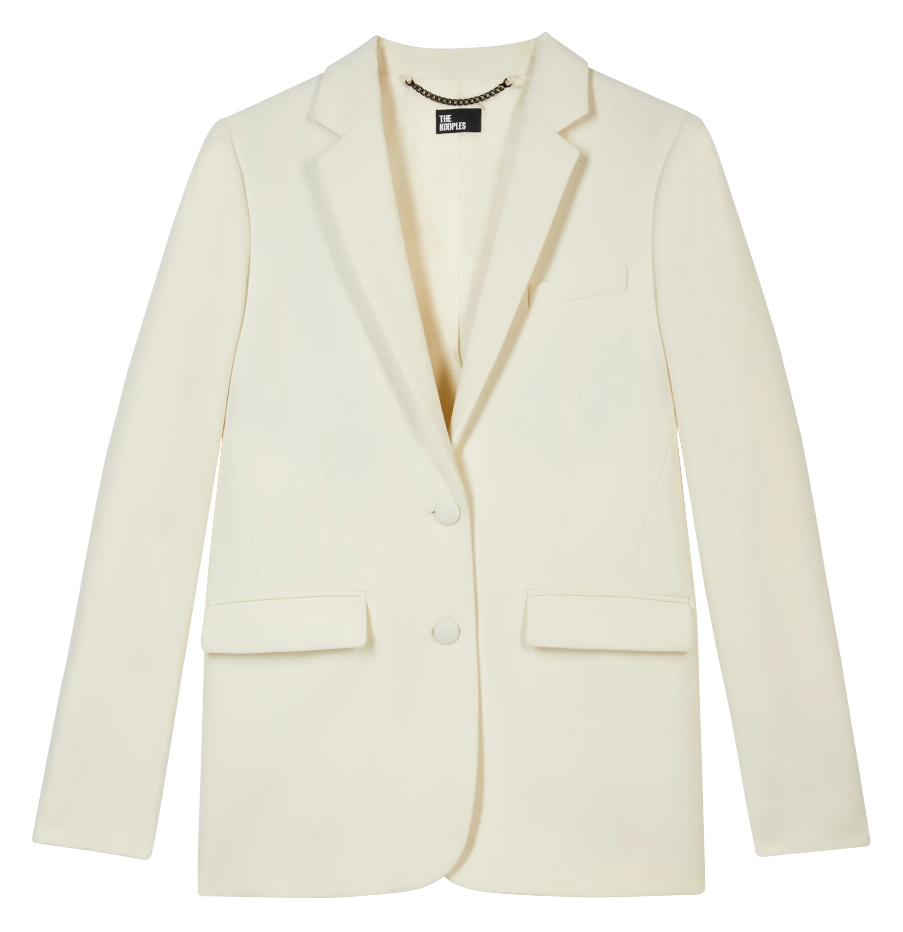 Veste de tailleur droit Blanc