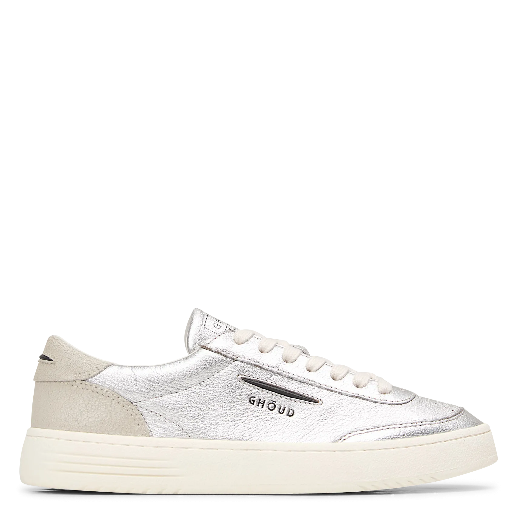 Baskets basses en cuir Gris LIDO