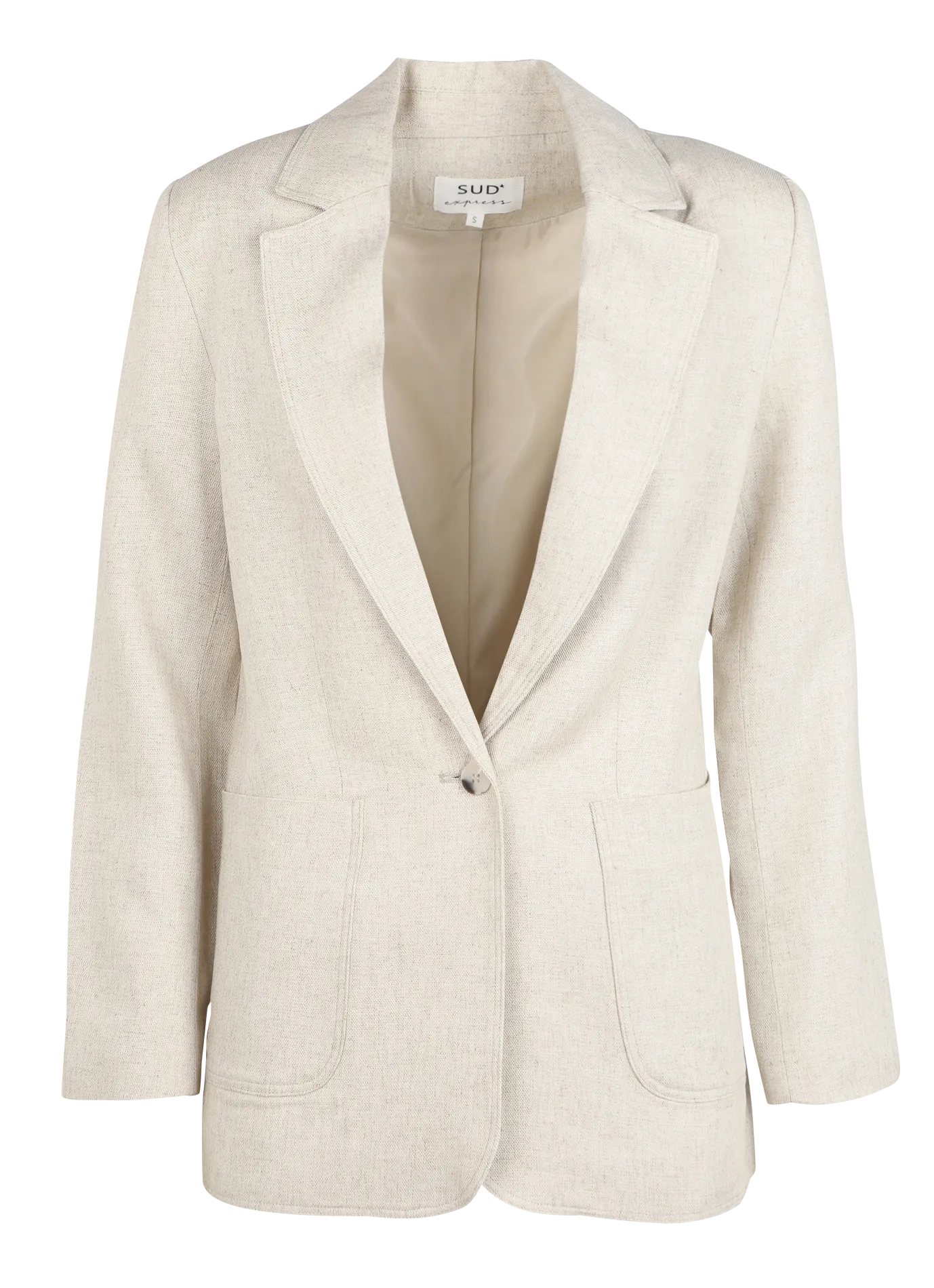 Veste de tailleur ajustée Beige VASTALI