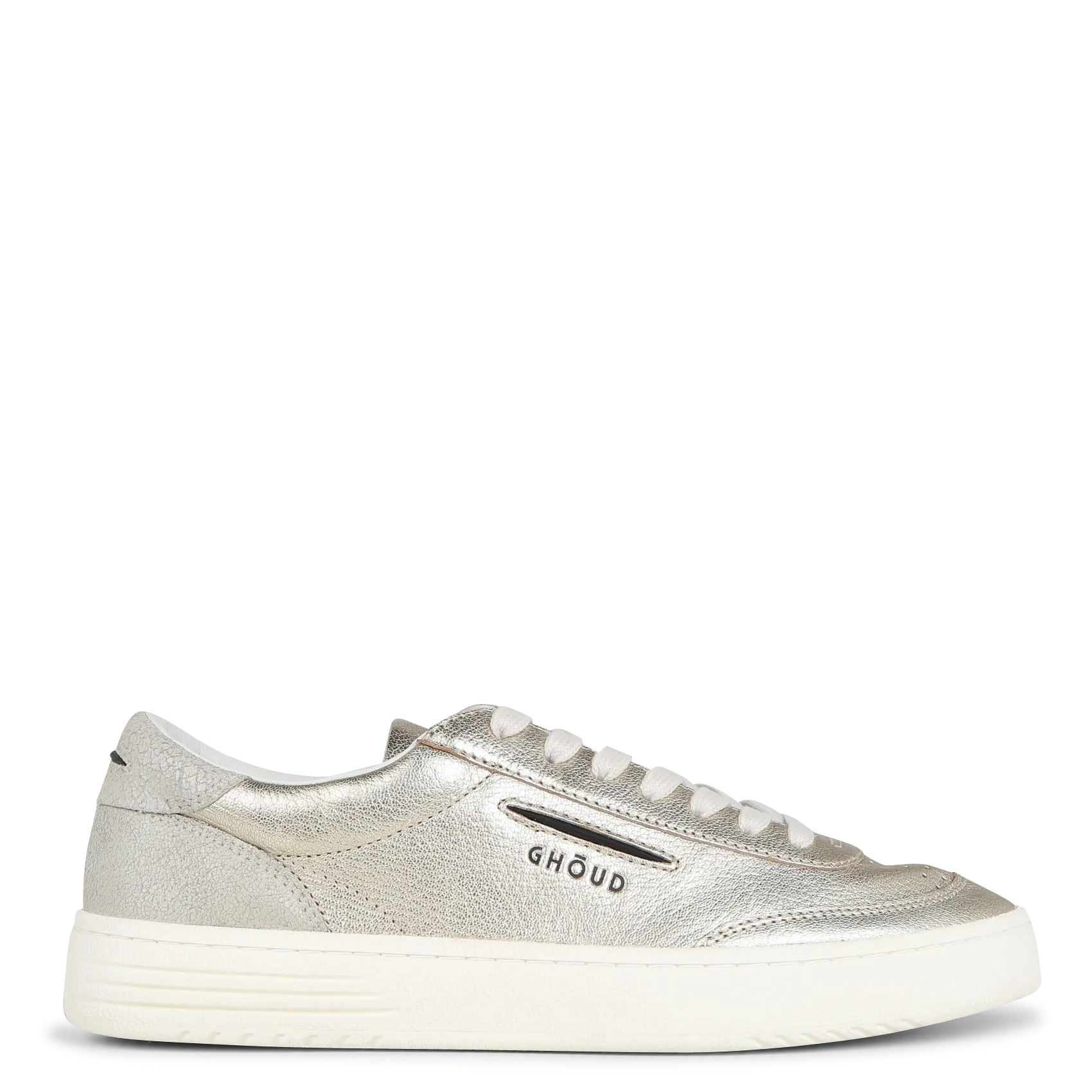 Baskets basses en cuir Doré LIDO