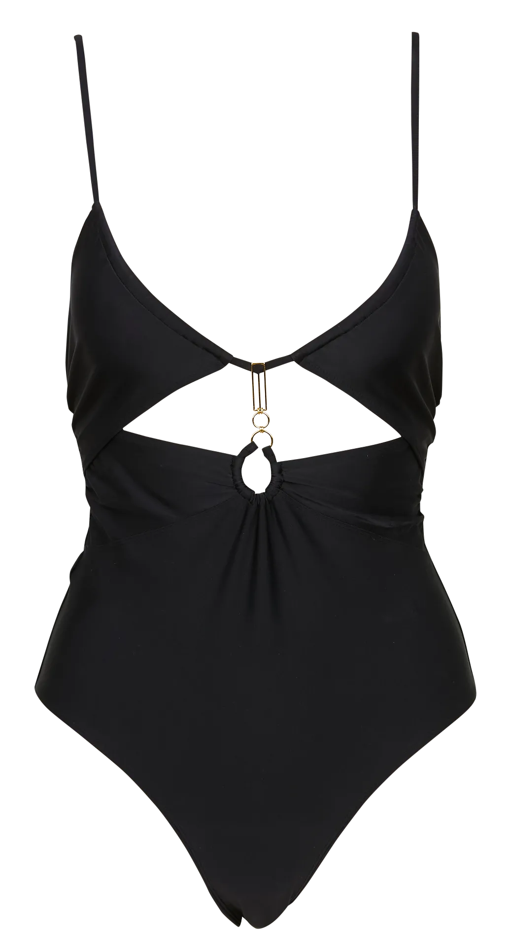 Maillot une pièce avec empiècements Noir PIPPA