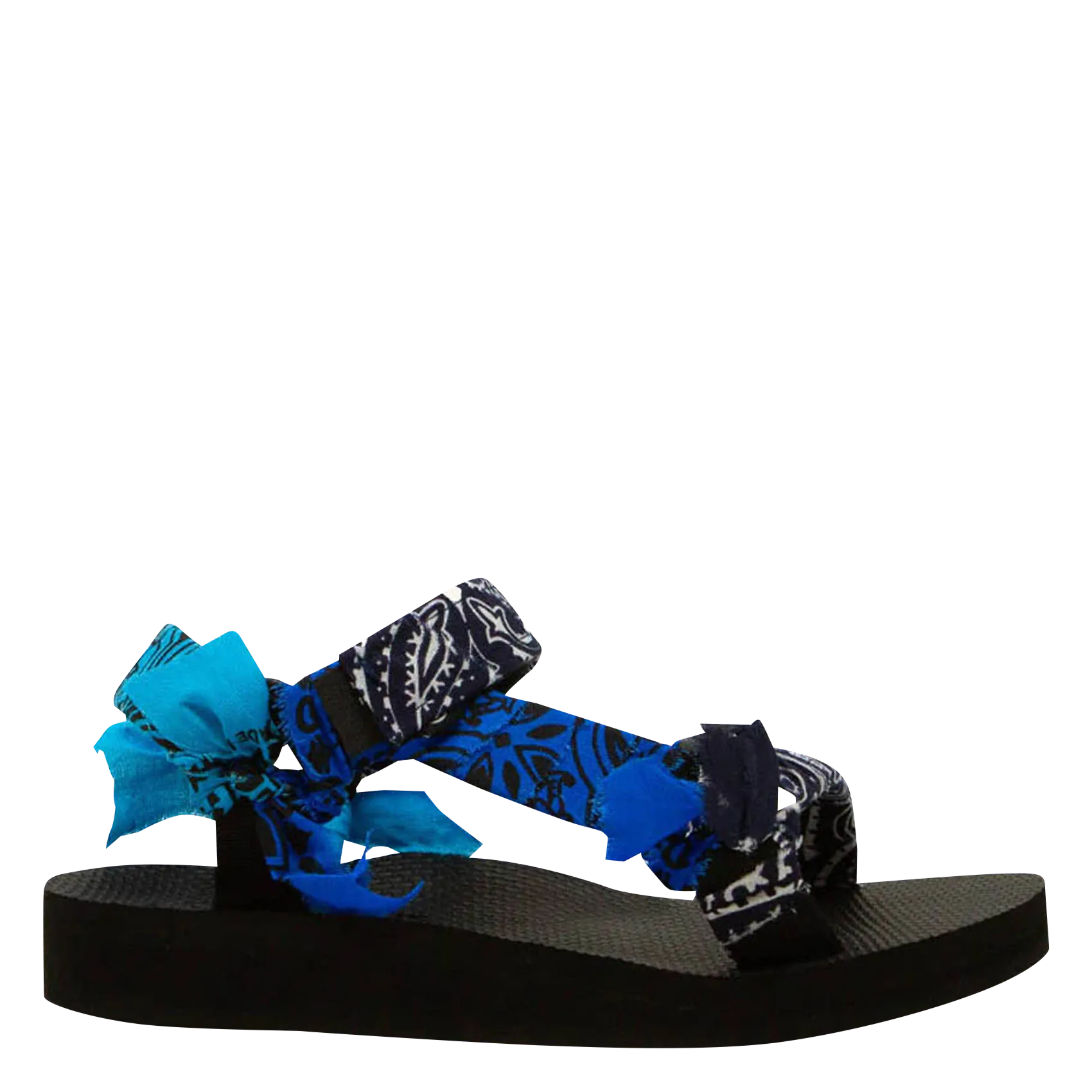 Sandales plates à brides Bleu TREKKY