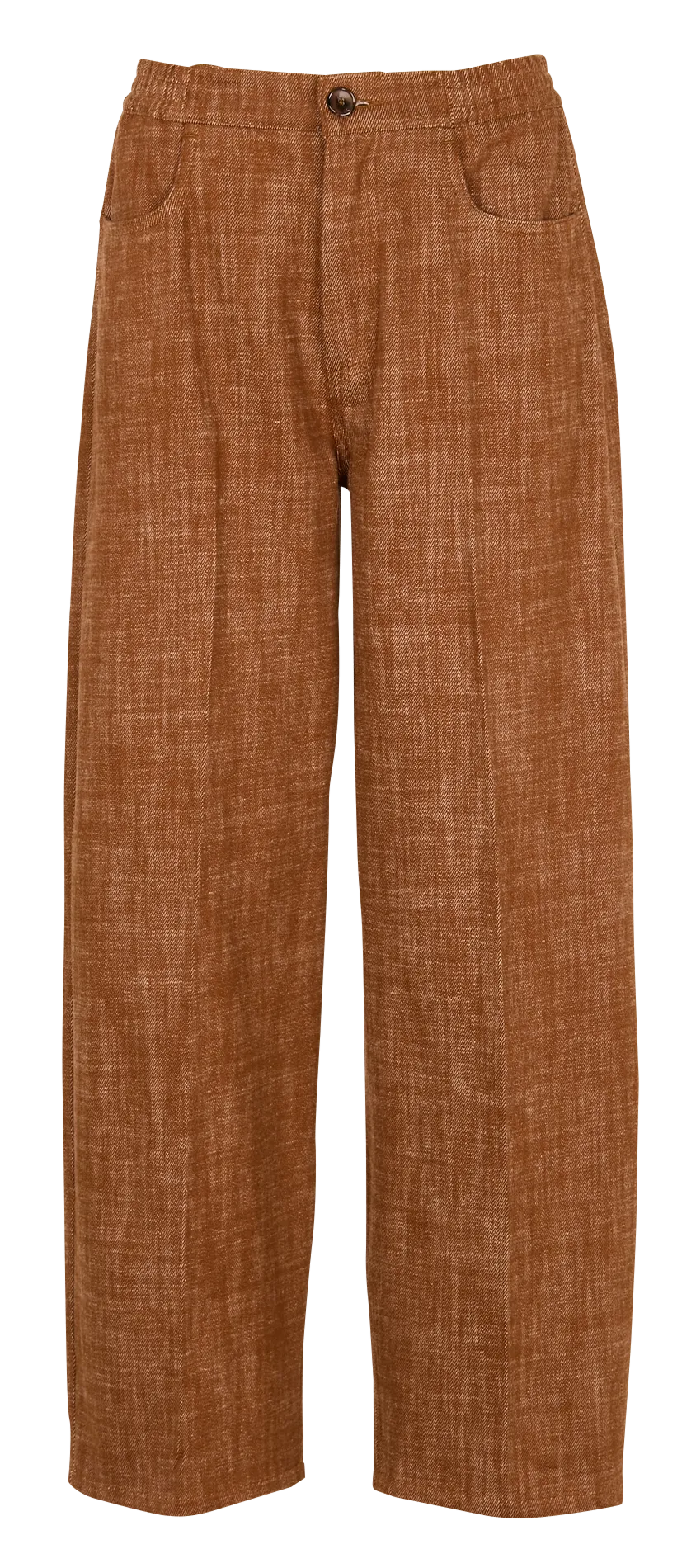 Pantalon large en coton Marron CORTINA