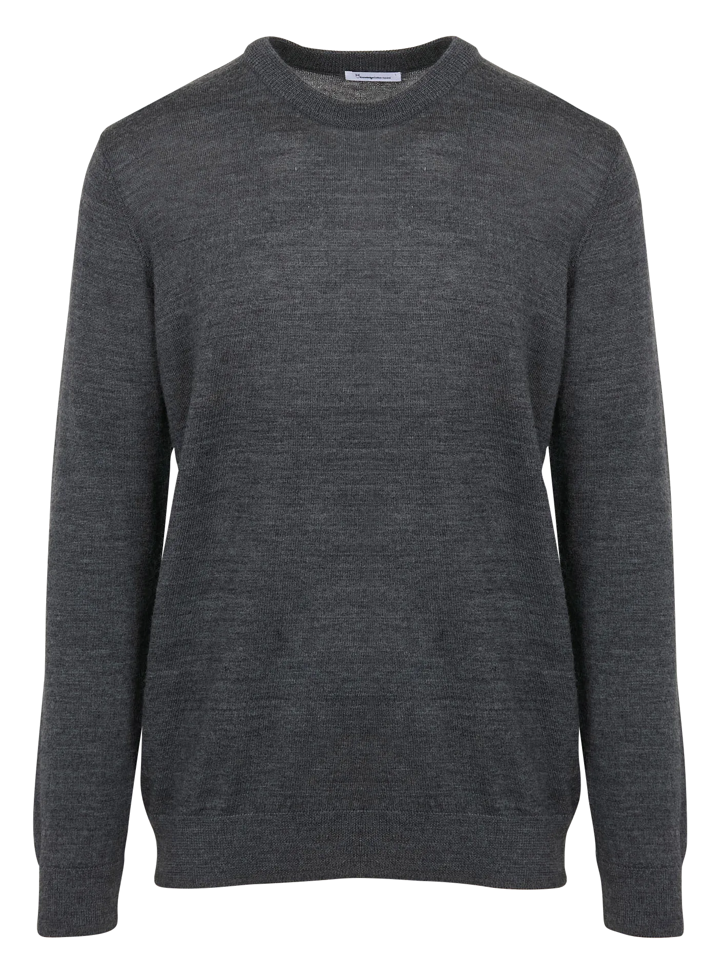 Pull col rond en laine  Argent KARL