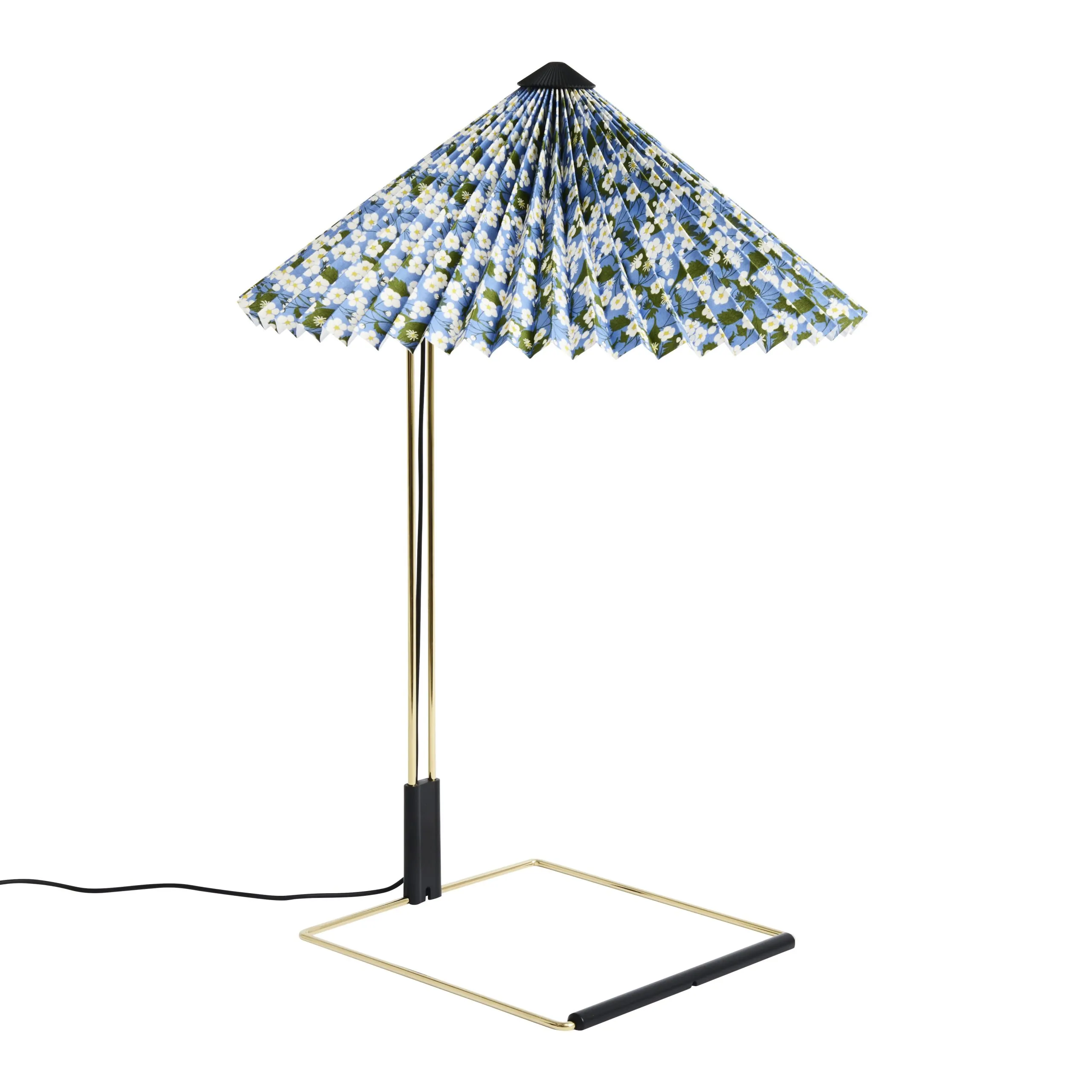 Lampe de table tissu Multicolore MATIN LARGE LED