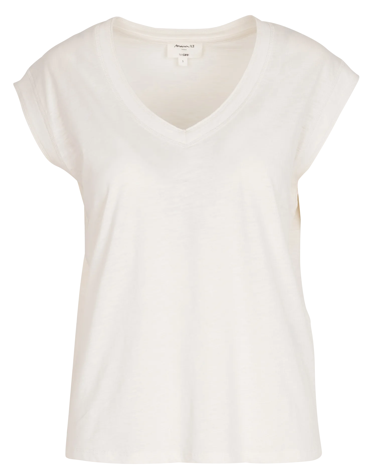 Débardeur chiné en coton Beige DELYA