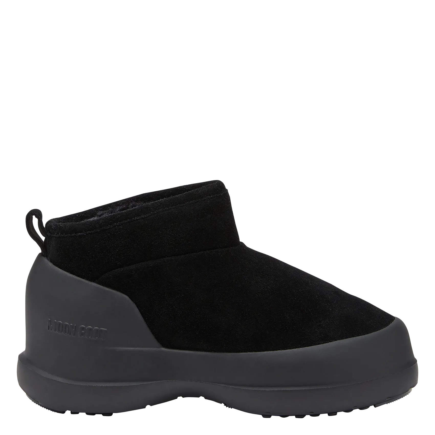 Bottines en cuir velours Noir MB LUNA